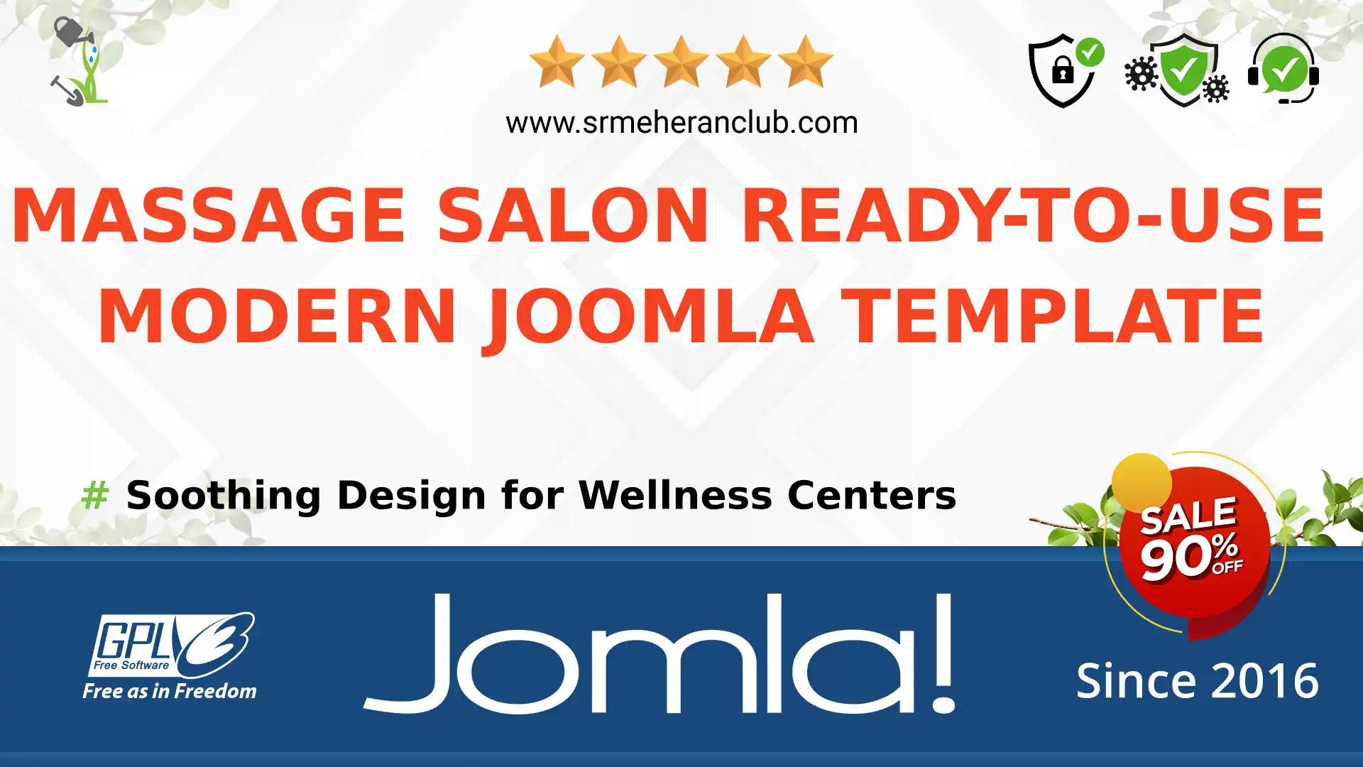 Massage Salon Ready-to-Use Modern Joomla Template — Theme by Templatemonster