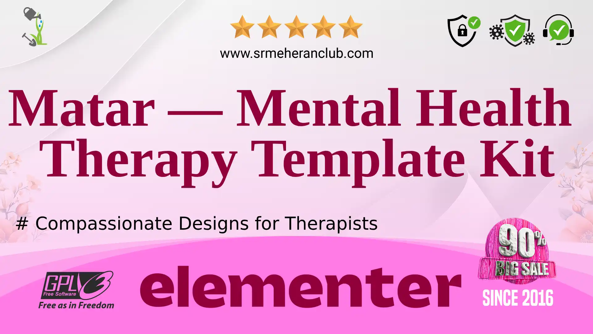 Matar — Mental Health Therapy Template Kit — Elementor Kit by Themeforest