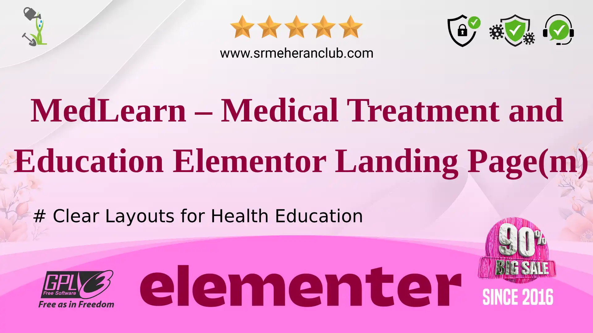 MedLearn – Medical Treatment and Education Elementor Landing Page(m) — Theme by Templatemonster