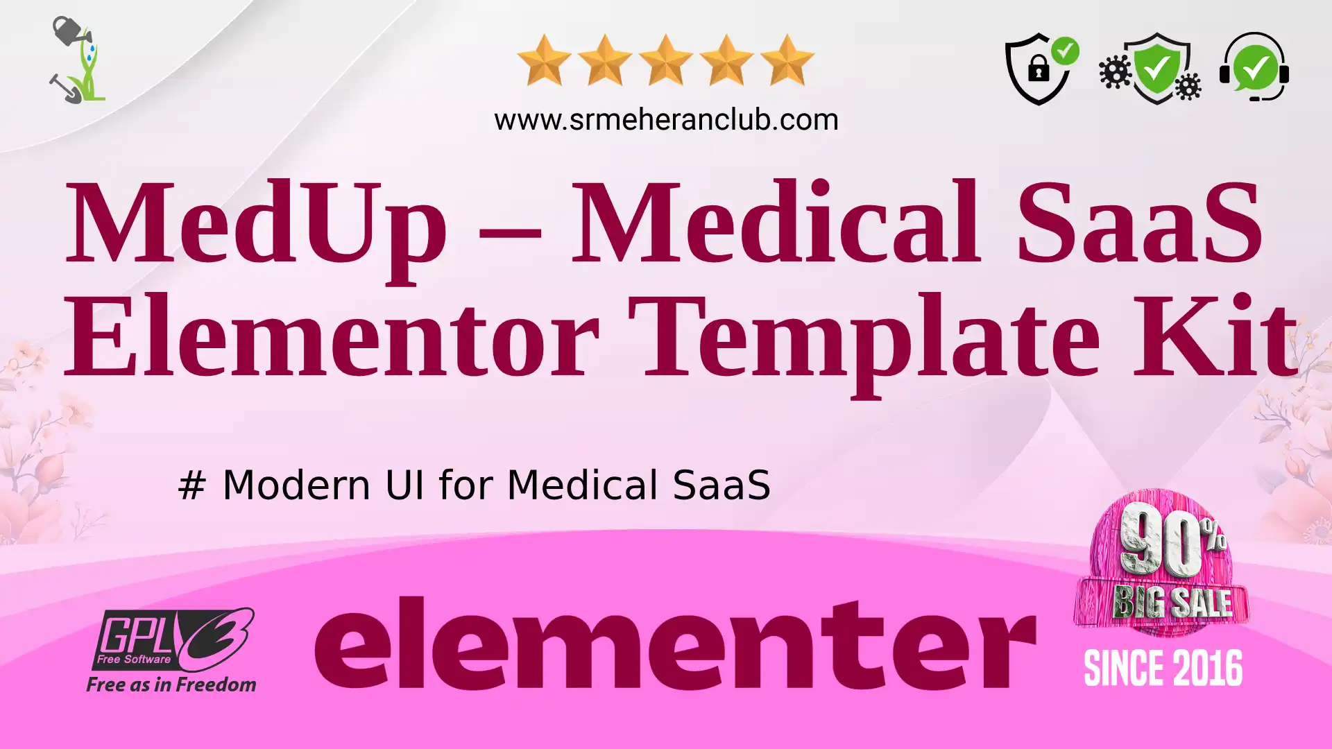 MedUp – Medical SaaS Elementor Template Kit — Elementor Kit by Themeforest