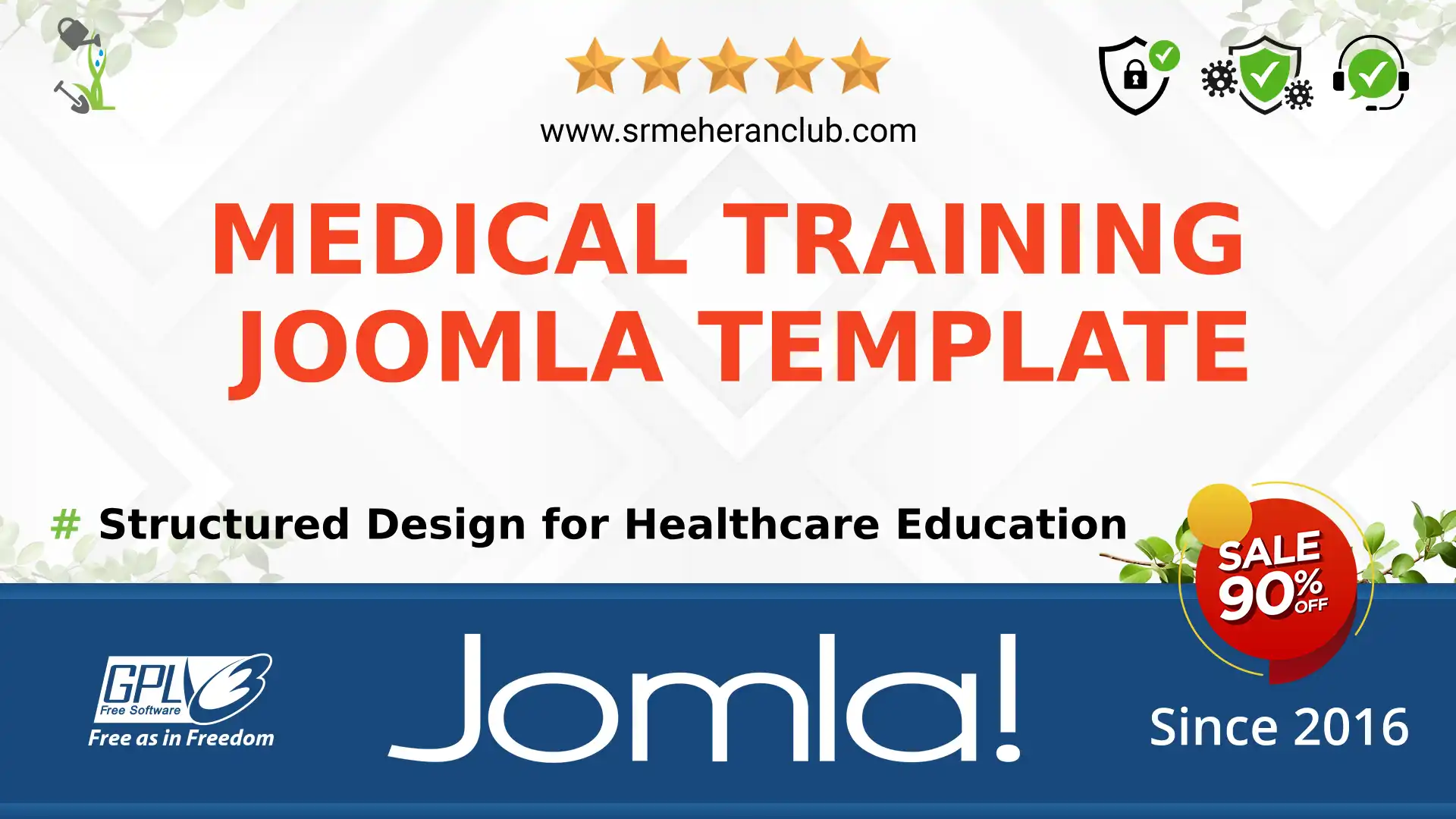 Medical Training Joomla Template — Theme by Templatemonster