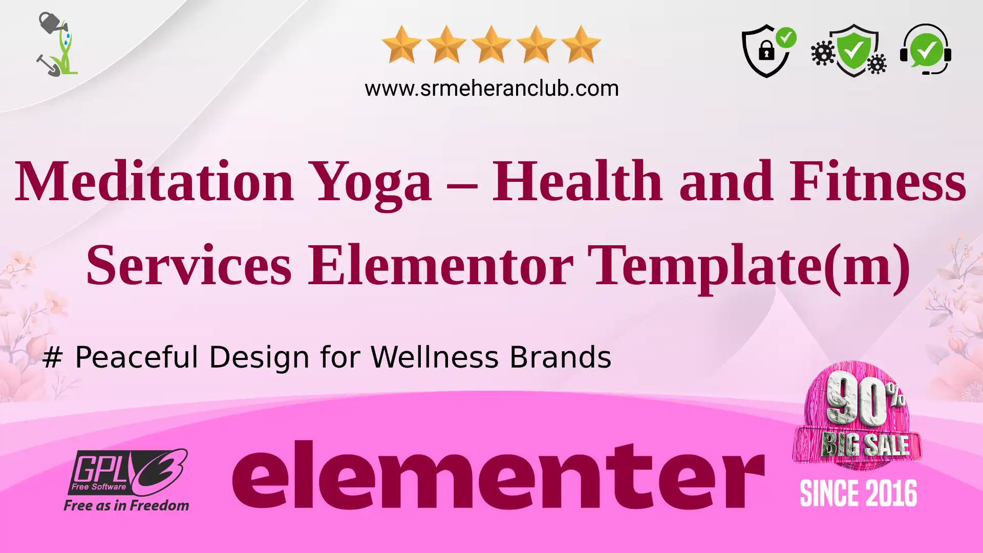 Meditation Yoga – Health and Fitness Services Elementor Template(m) — Elementor Kit by Templatemonster