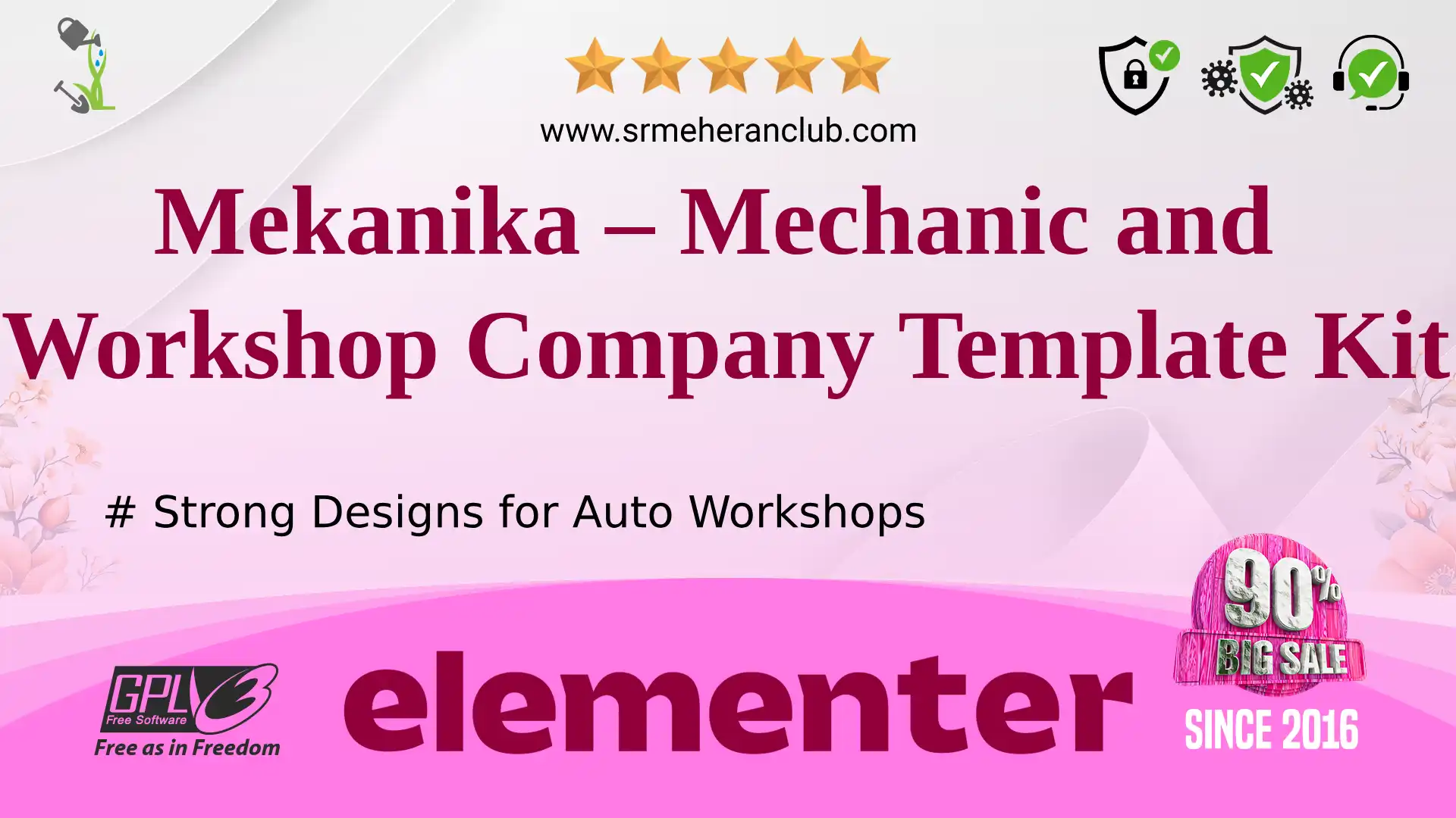 Mekanika – Mechanic and Workshop Company Template Kit — Elementor Kit by Themeforest