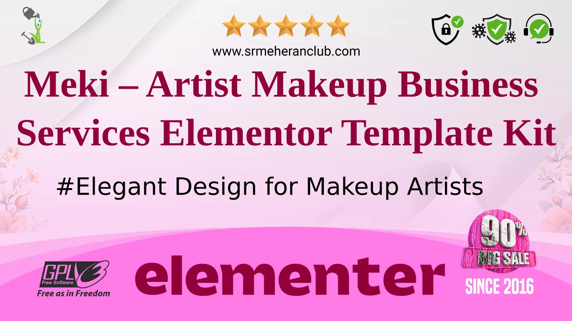 Meki – Artist Makeup Business Services Elementor Template Kit — Elementor Kit by Themeforest