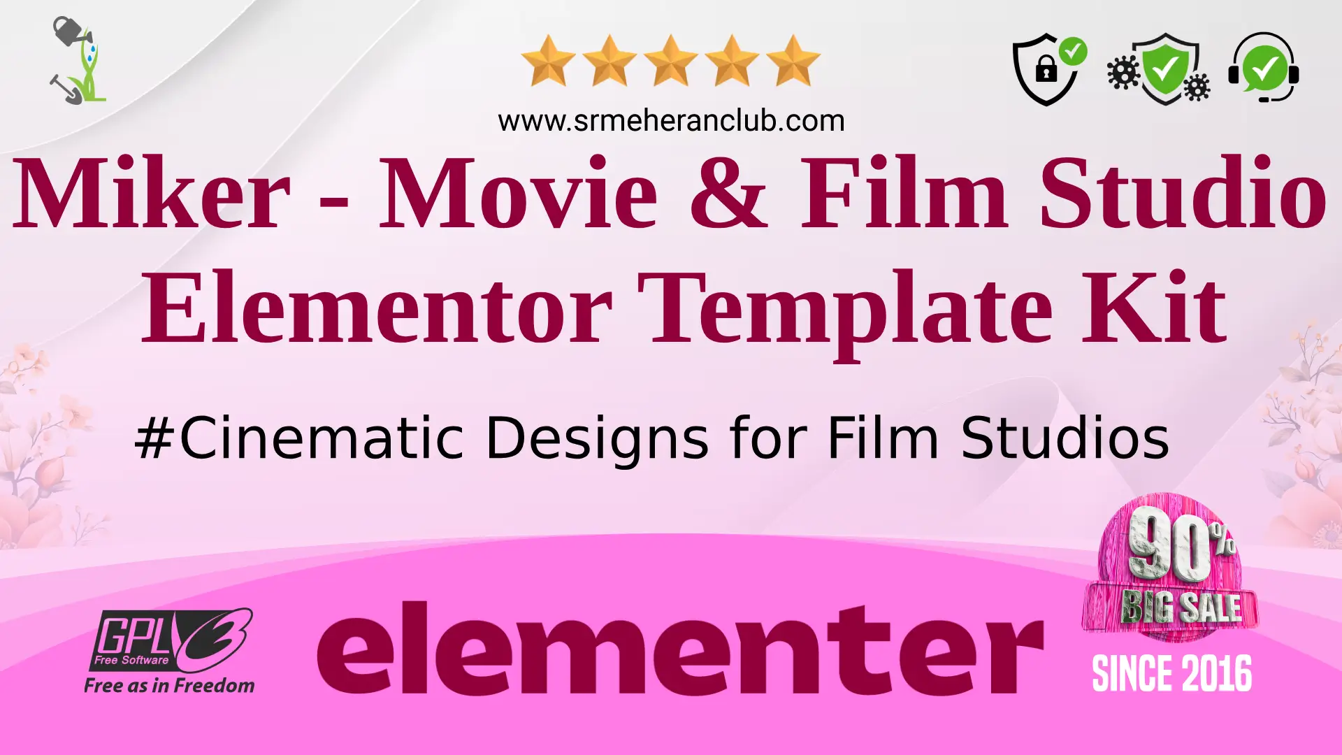 Miker – Movie & Film Studio Elementor Template Kit — Elementor Kit by Themeforest
