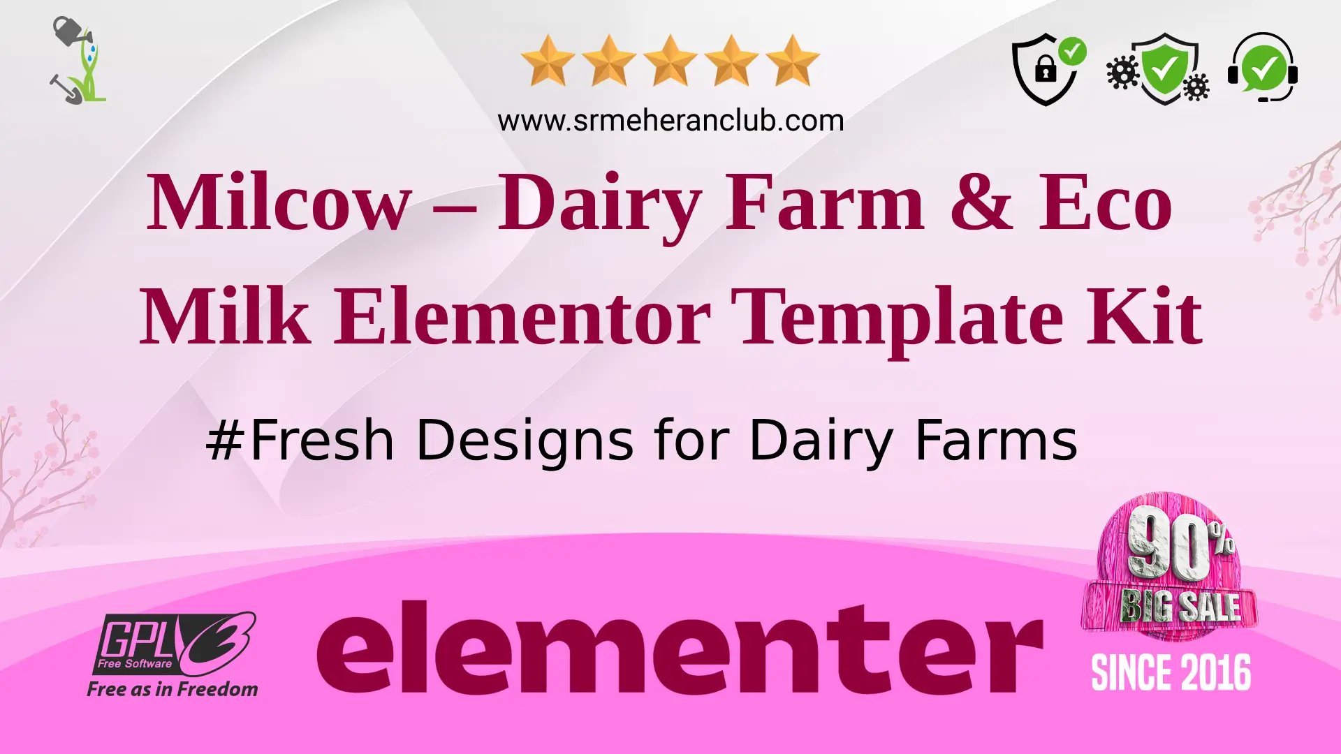 Milcow – Dairy Farm & Eco Milk Elementor Template Kit — Elementor Kit by Themeforest