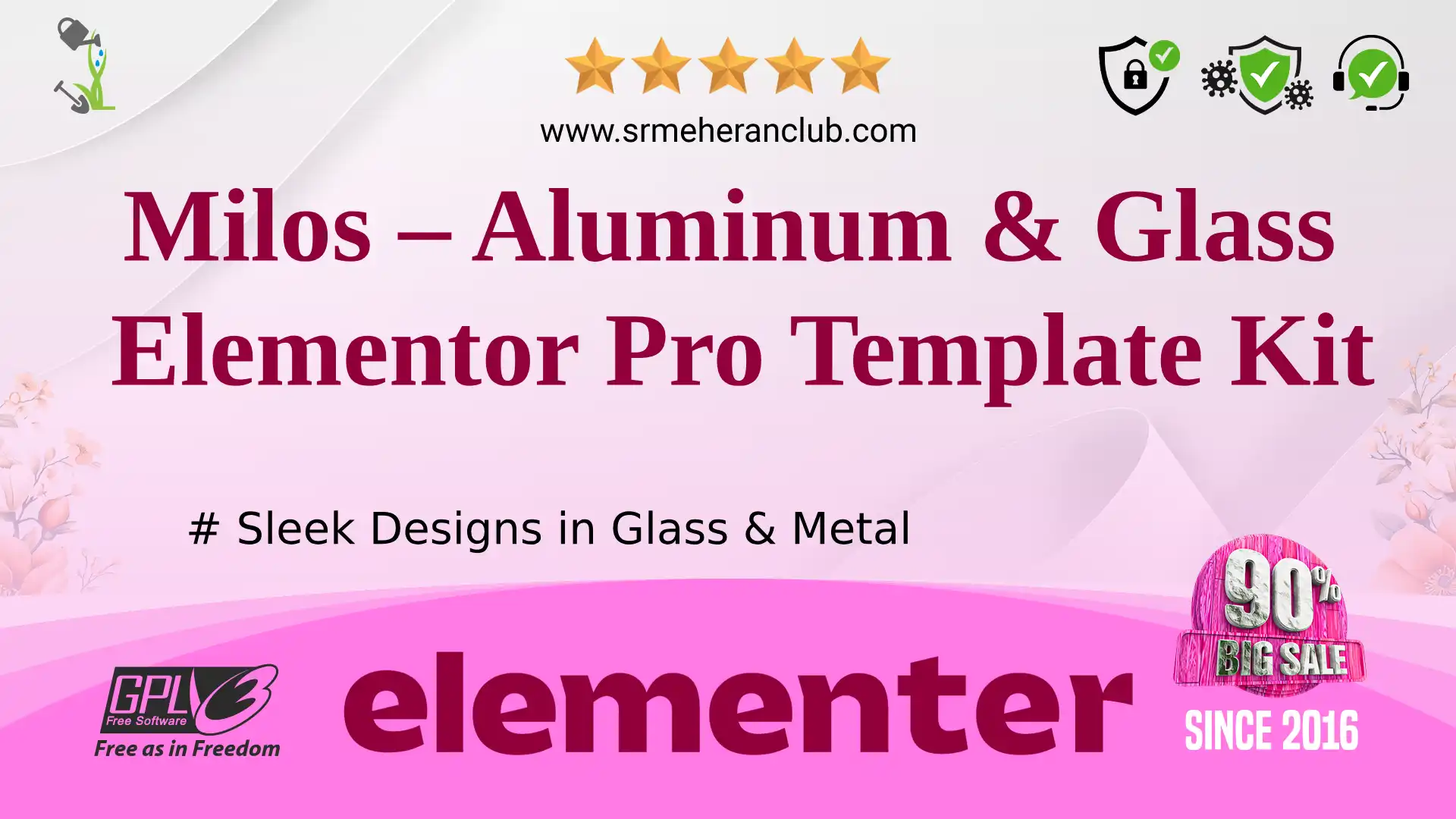 Milos – Aluminum & Glass Elementor Pro Template Kit — Elementor Kit by Themeforest