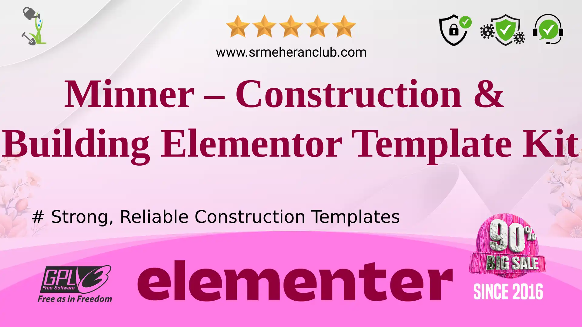 Minner – Construction & Building Elementor Template Kit