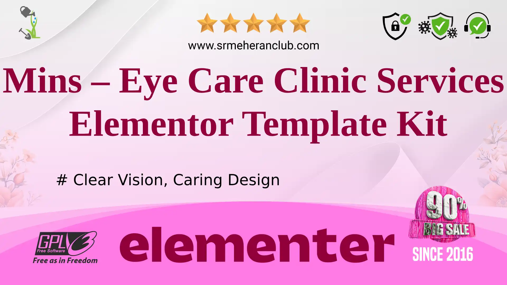 Mins – Eye Care Clinic Services Elementor Template Kit — Elementor Kit by Themeforest