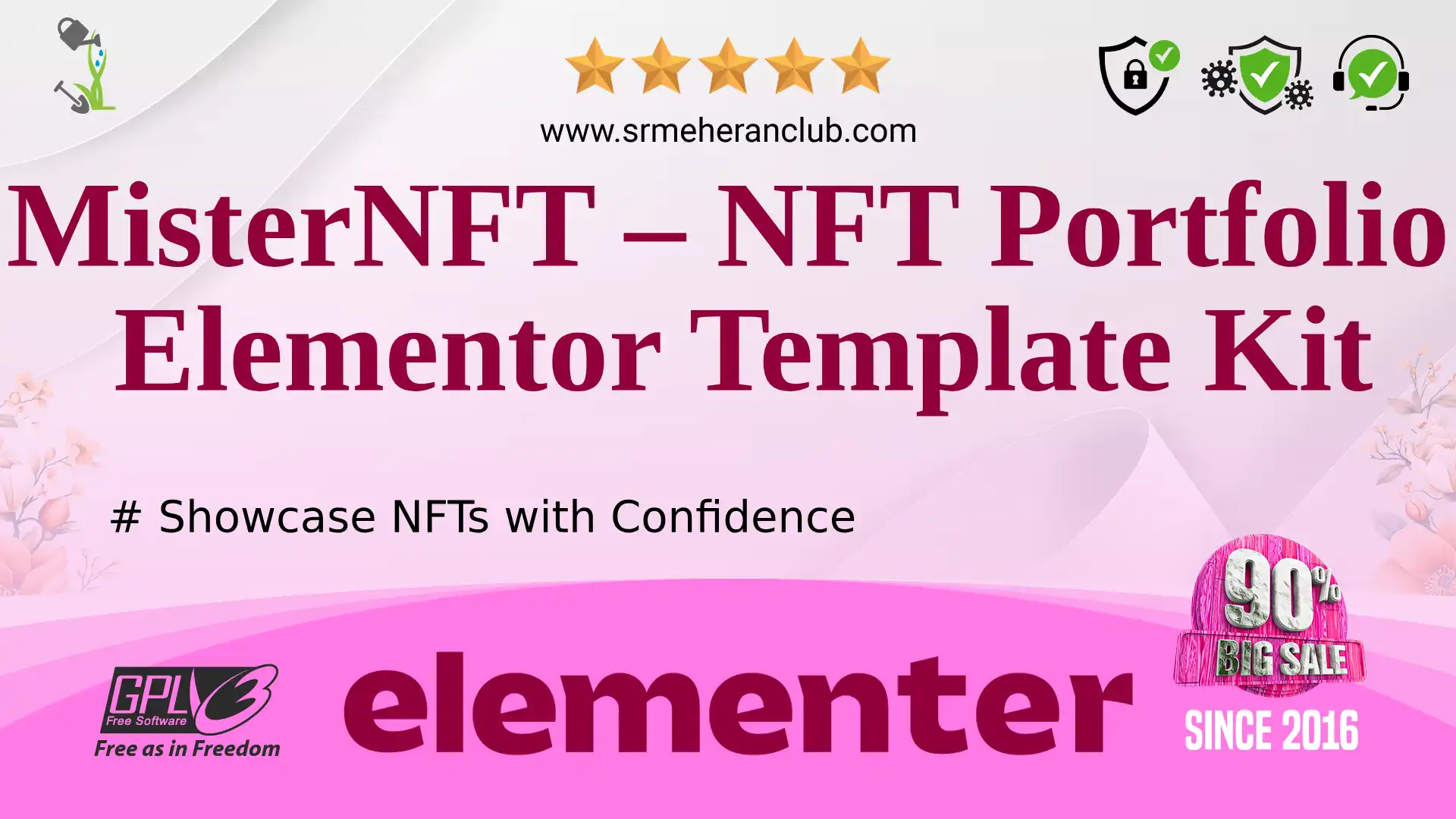 MisterNFT – NFT Portfolio Elementor Template Kit