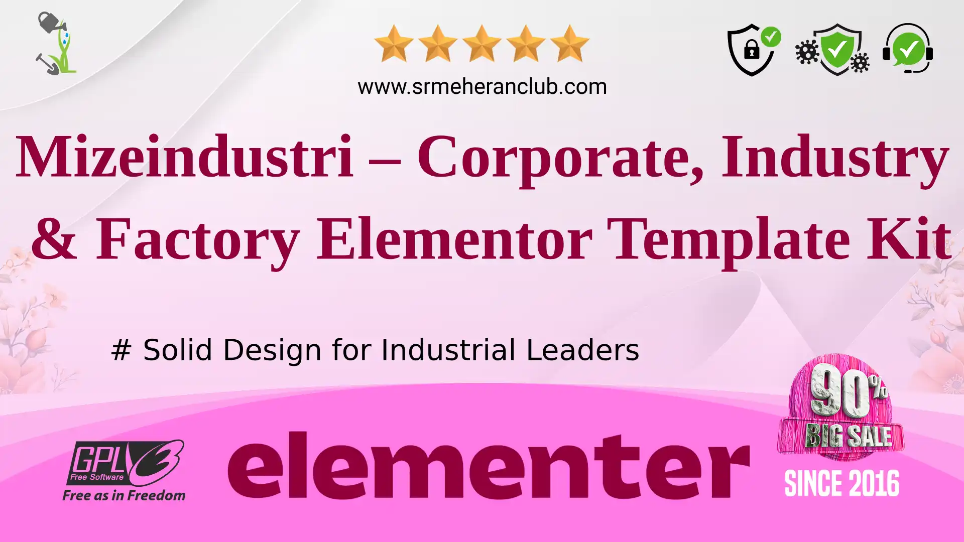 Mizeindustri – Corporate, Industry & Factory Elementor Template Kit — Elementor Kit by Themeforest