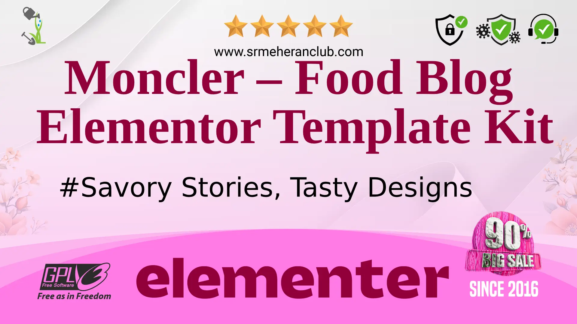 Moncler – Food Blog Elementor Template Kit — Elementor Kit by Themeforest