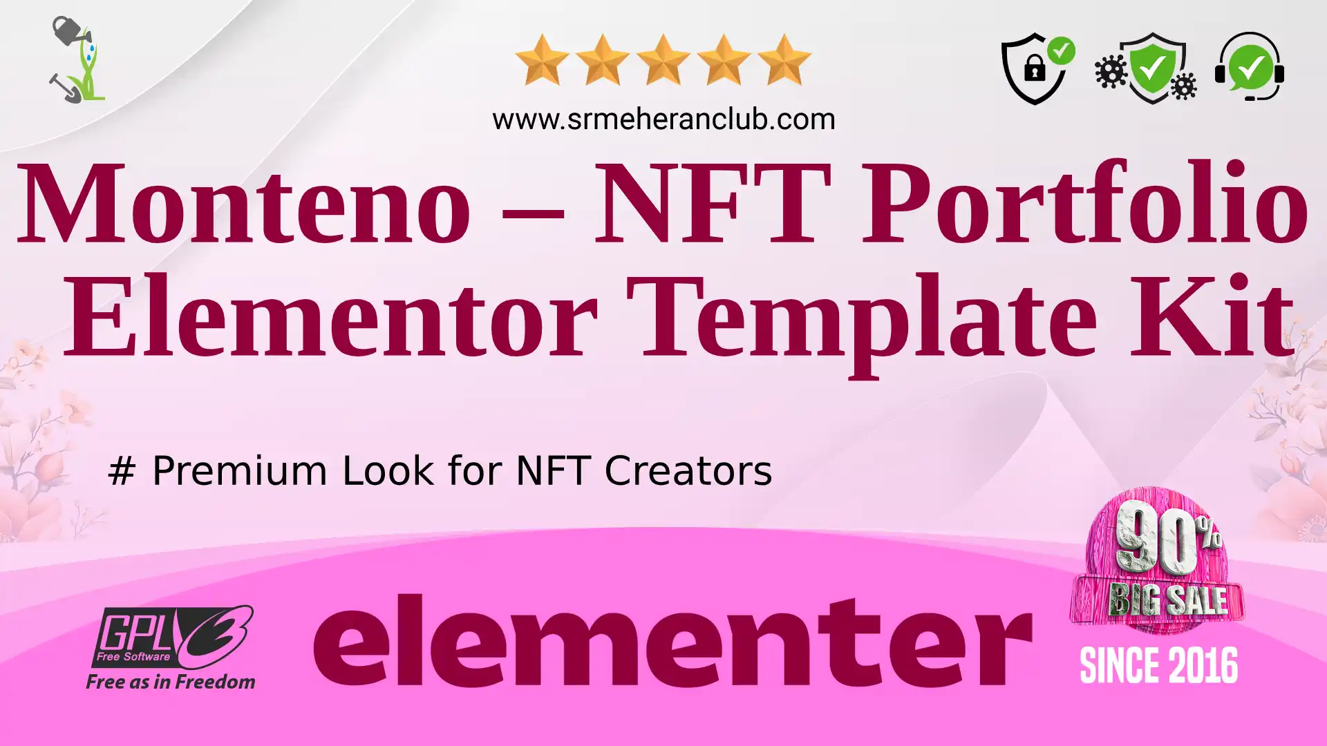 Monteno – NFT Portfolio Elementor Template Kit — Elementor Kit by Themeforest