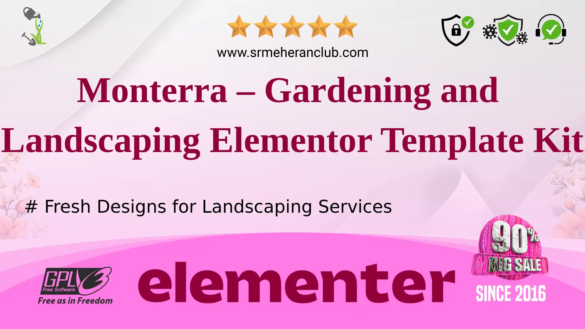 Monterra – Gardening and Landscaping Elementor Template Kit — Elementor Kit by Themeforest