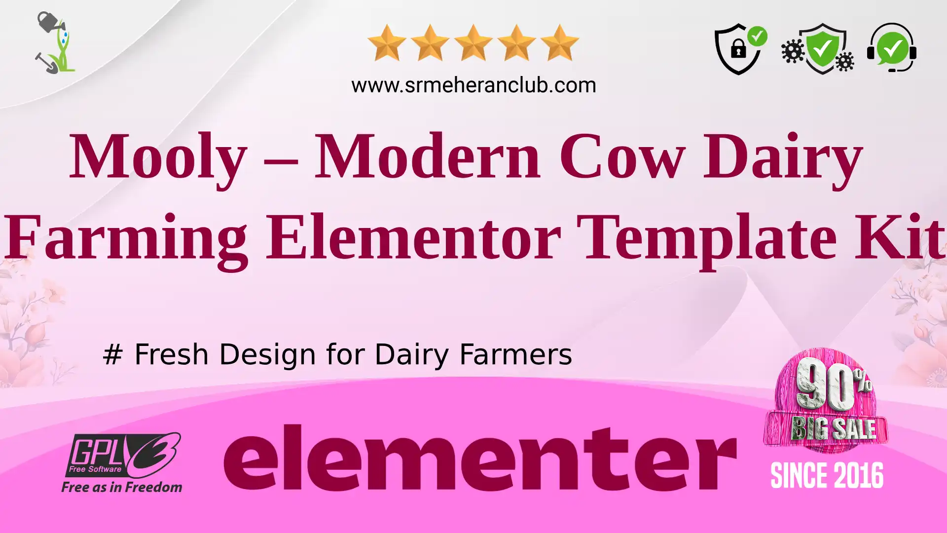 Mooly – Modern Cow Dairy Farming Elementor Template Kit — Elementor Kit by Themeforest
