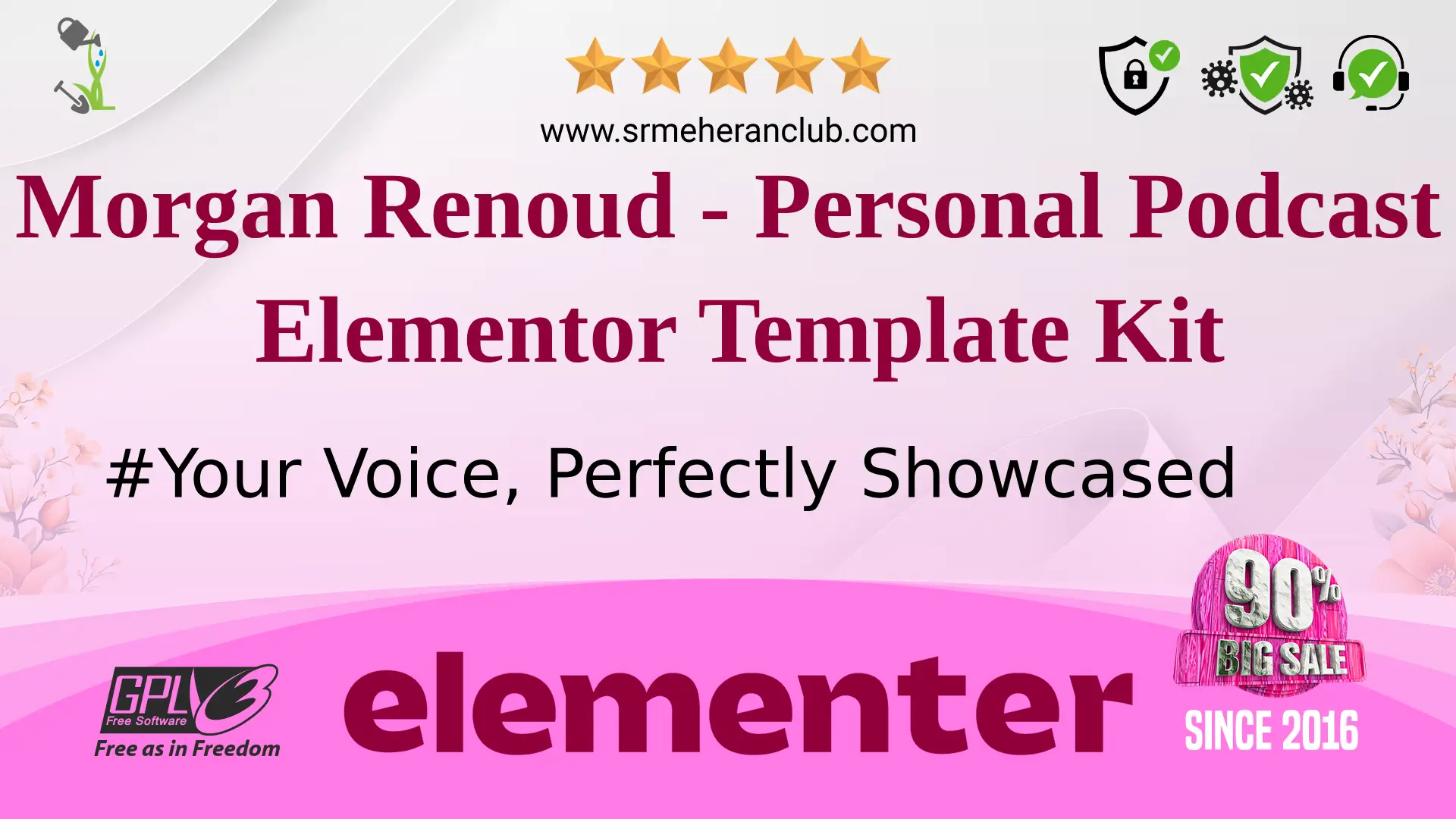 Morgan Renoud – Personal Podcast Elementor Template Kit — Elementor Kit by Themeforest