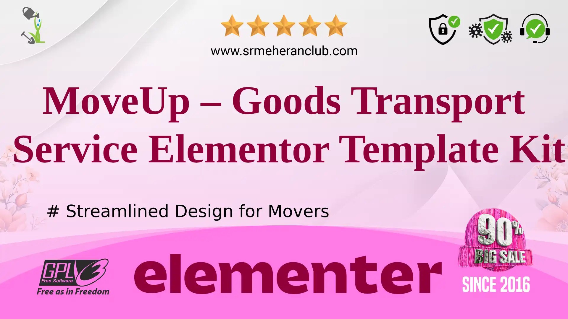 MoveUp – Goods Transport Service Elementor Template Kit — Elementor Kit by Templatemonster