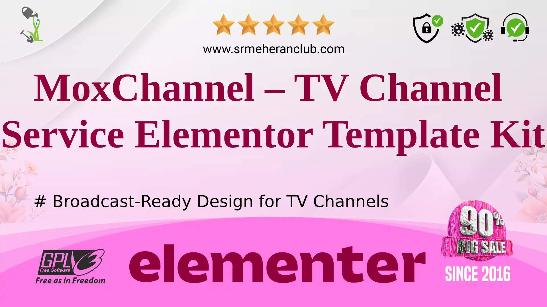 MoxChannel – TV Channel Service Elementor Template Kit — Elementor Kit by Themeforest