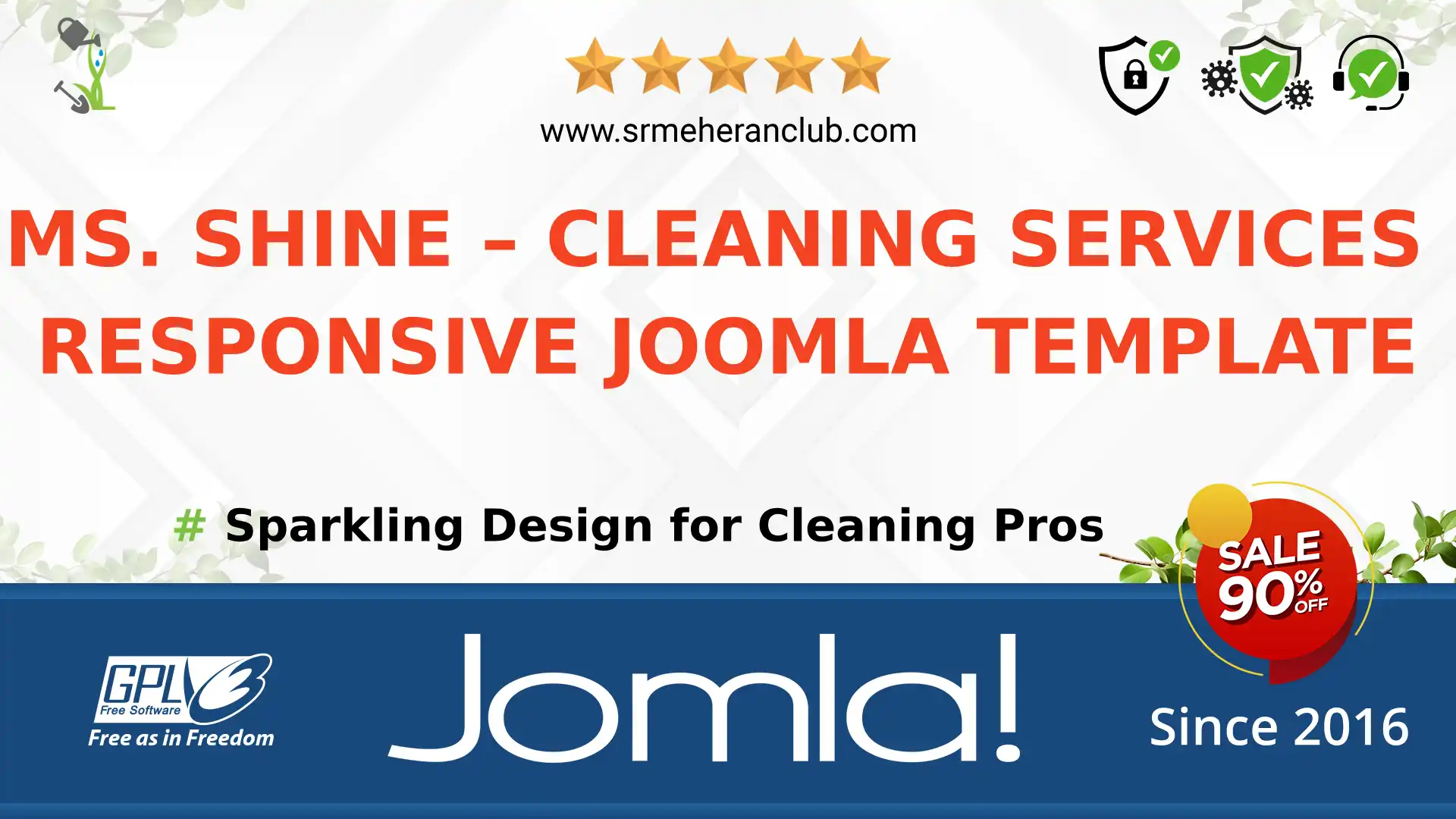Ms. Shine – Cleaning Services Responsive Joomla Template — Theme by Templatemonster