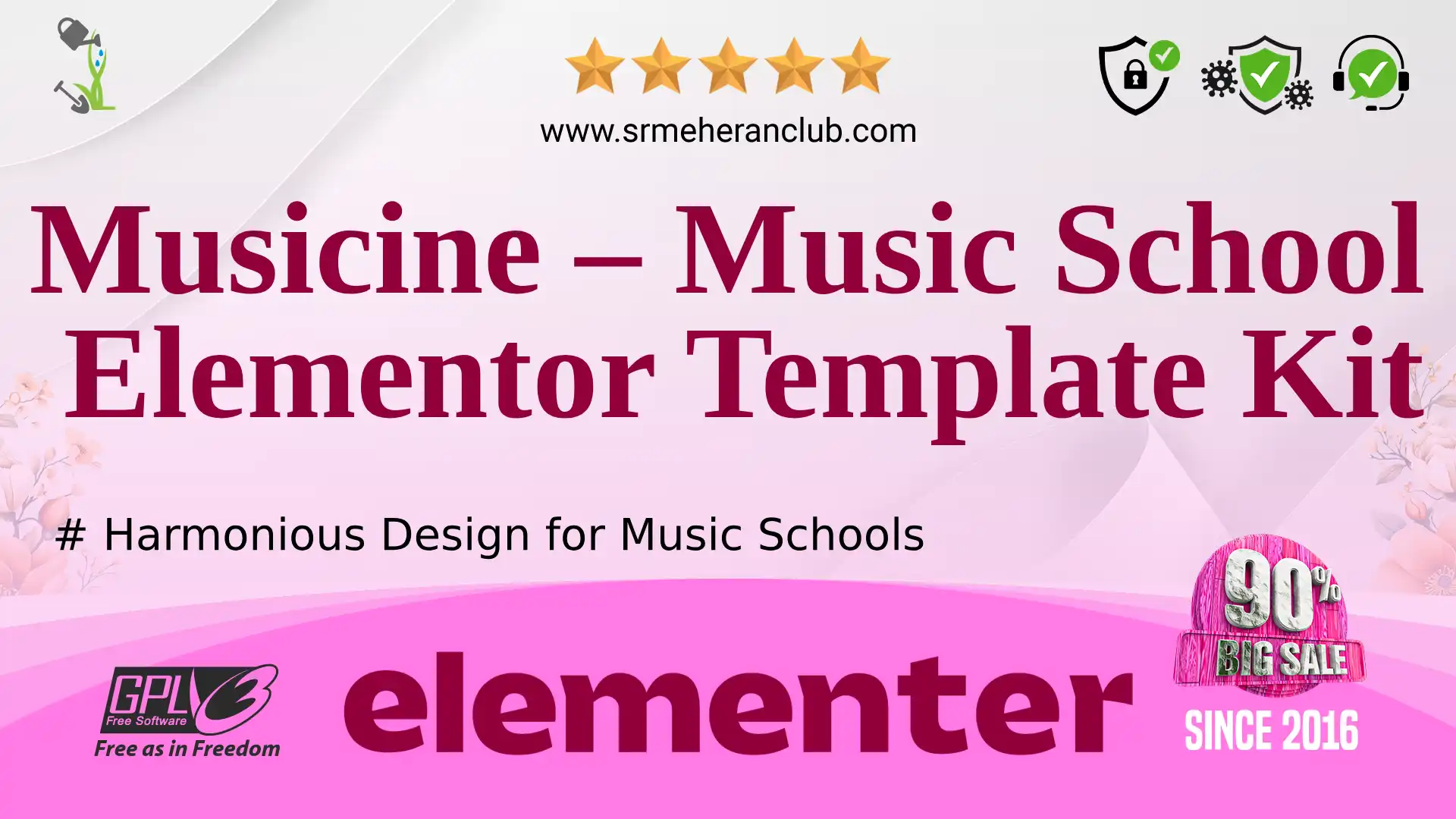 Musicine – Music School Elementor Template Kit
