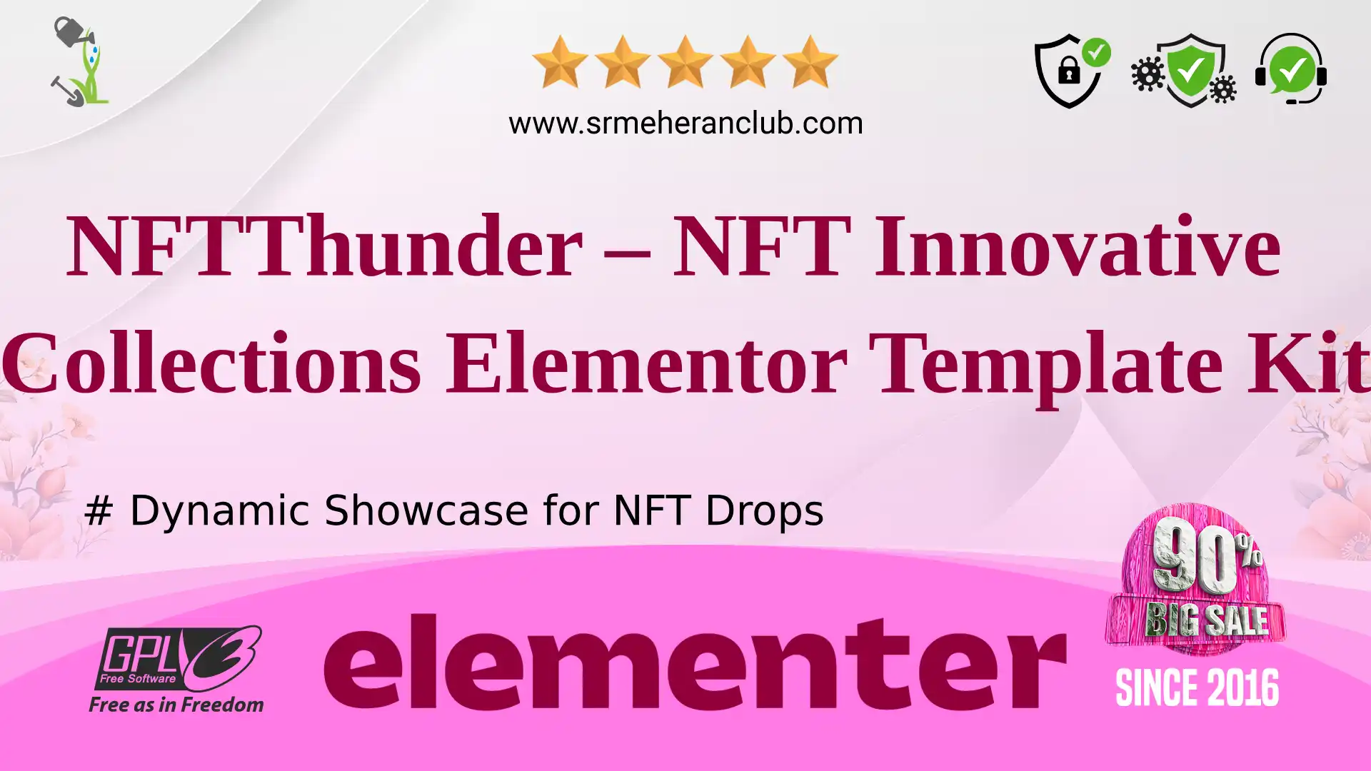 NFTThunder – NFT Innovative Collections Elementor Template Kit — Elementor Kit by Templatemonster