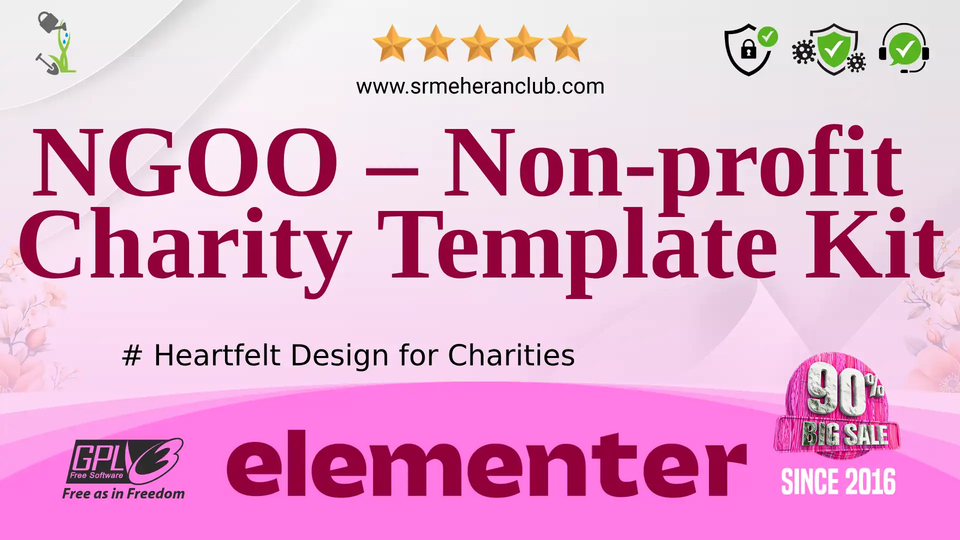 NGOO – Non-profit Charity Template Kit — Elementor Kit by Themeforest