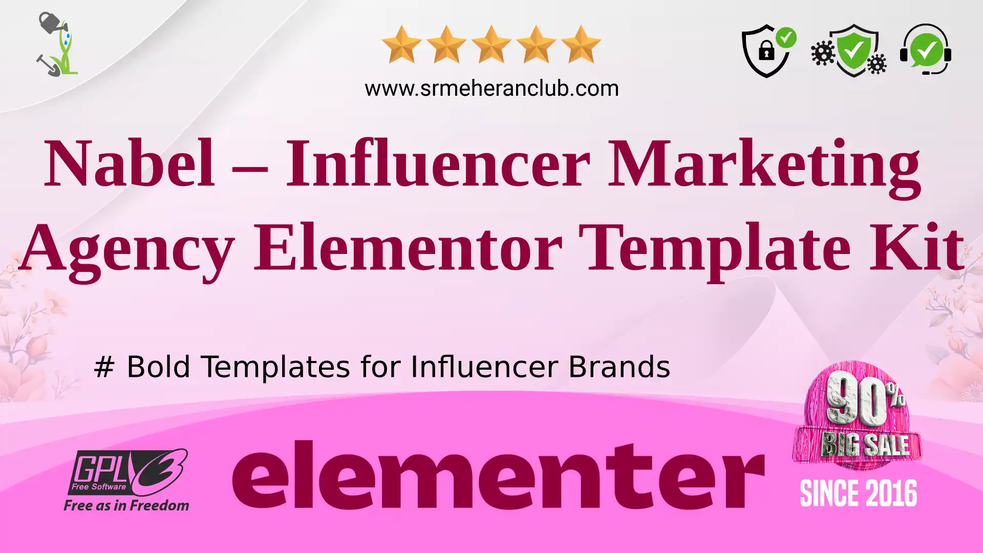 Nabel – Influencer Marketing Agency Elementor Template Kit