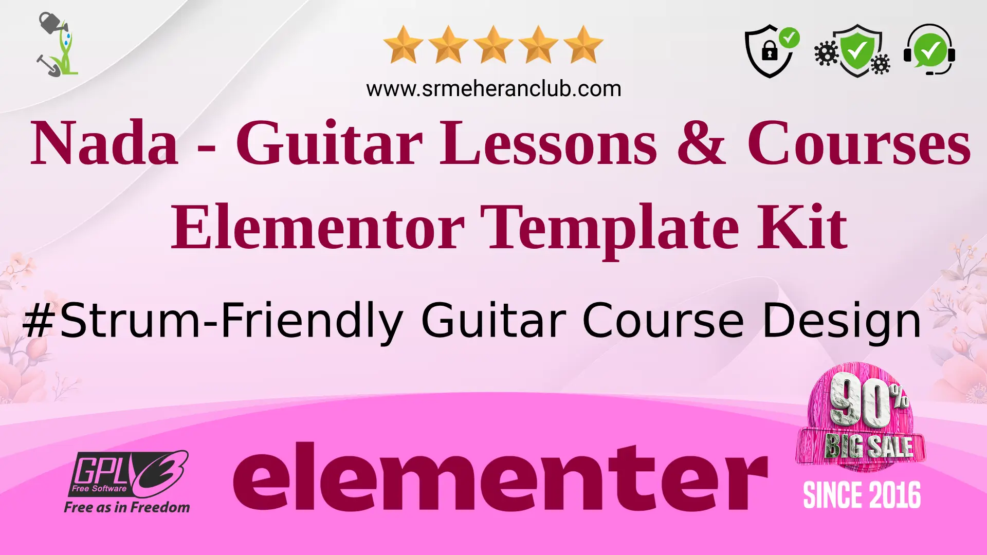 Nada – Guitar Lessons & Courses Elementor Template Kit — Elementor Kit by Themeforest