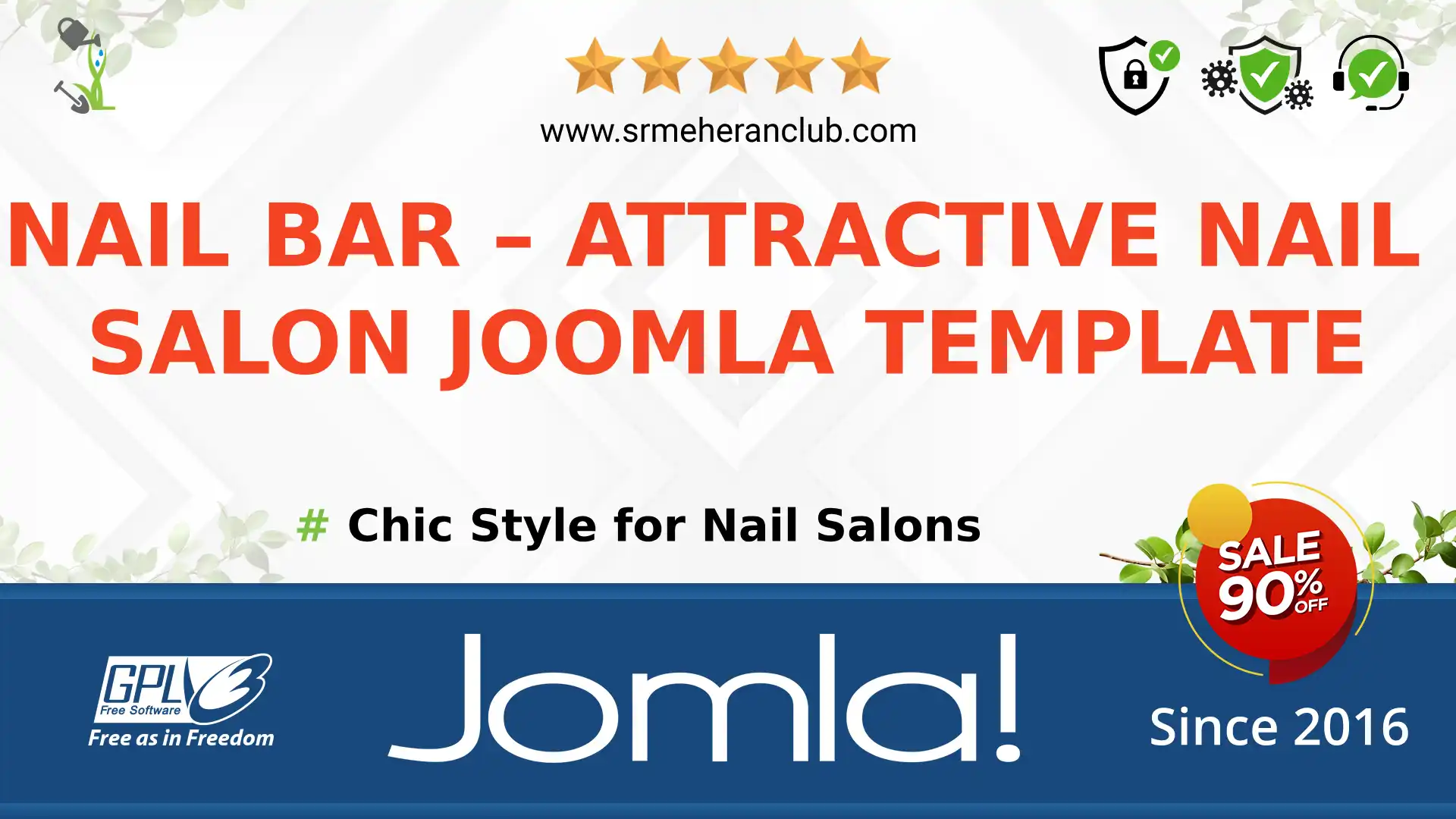 Nail Bar – Attractive Nail Salon Joomla Template — Theme by Templatemonster
