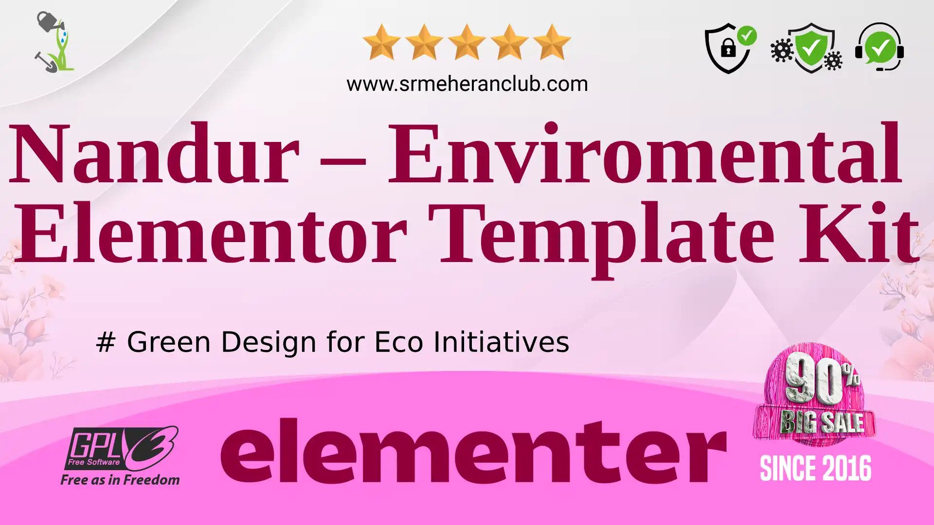 Nandur – Enviromental Elementor Template Kit — Elementor Kit by Themeforest