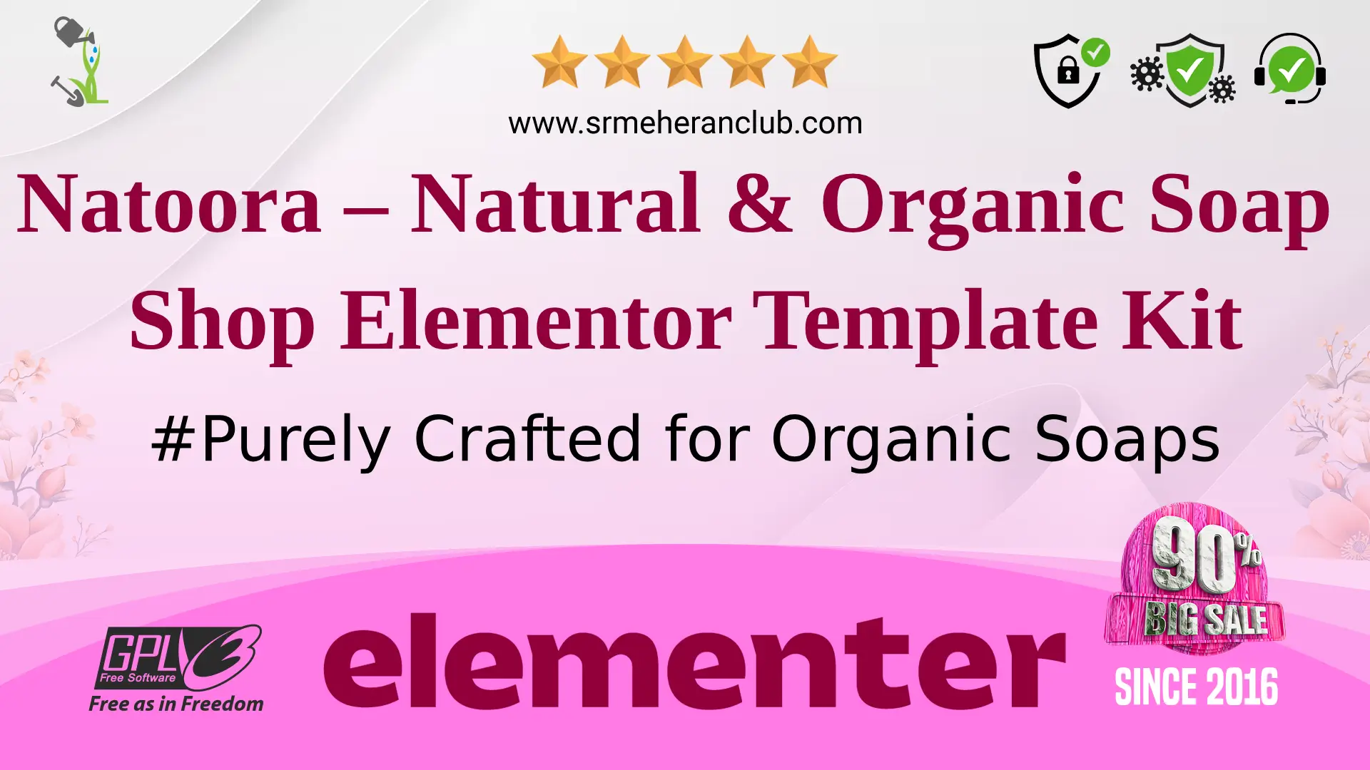 Natoora – Natural & Organic Soap Shop Elementor Template Kit — Elementor Kit by Themeforest