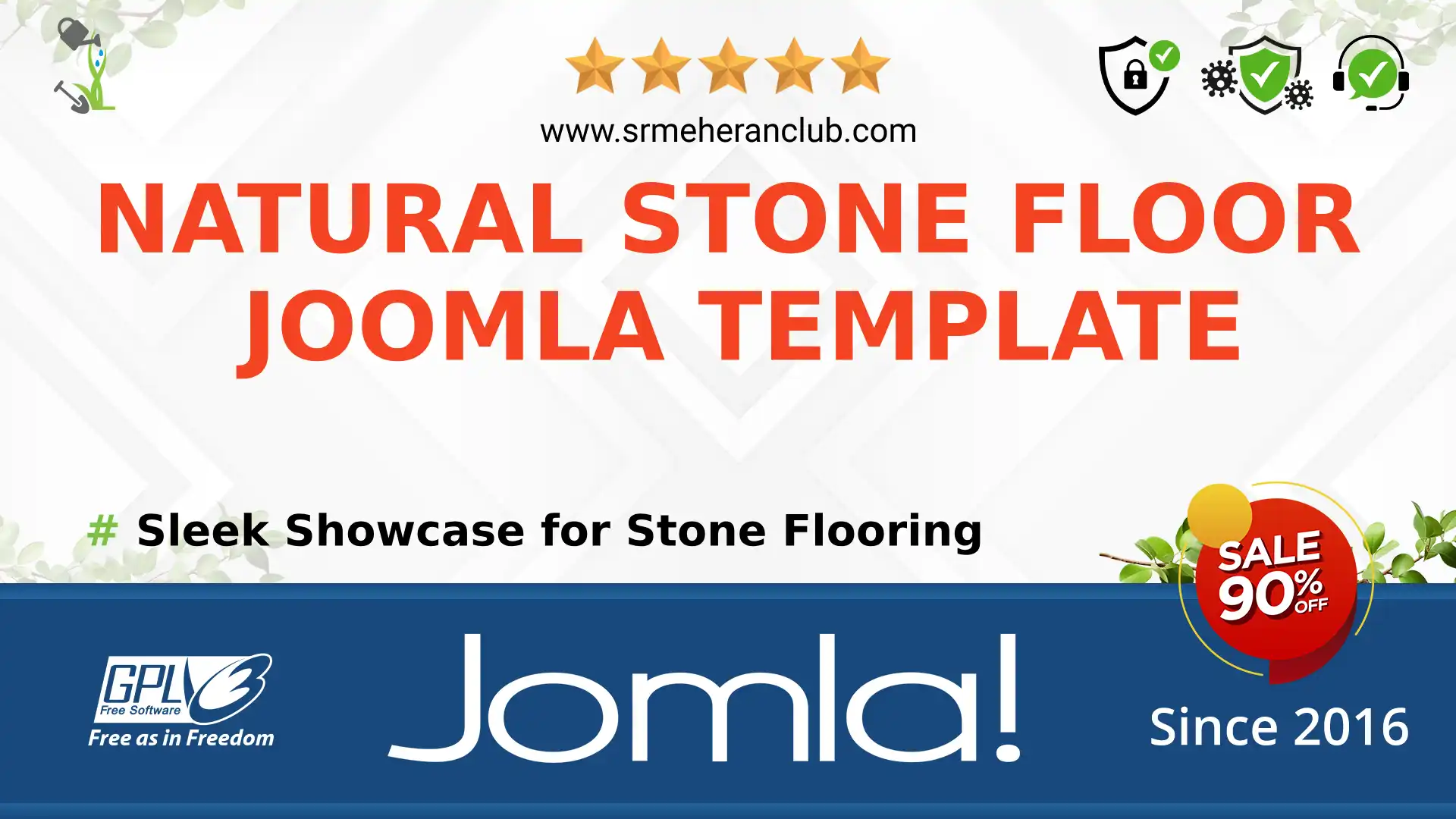 Natural Stone Floor Joomla Template — Theme by Templatemonster