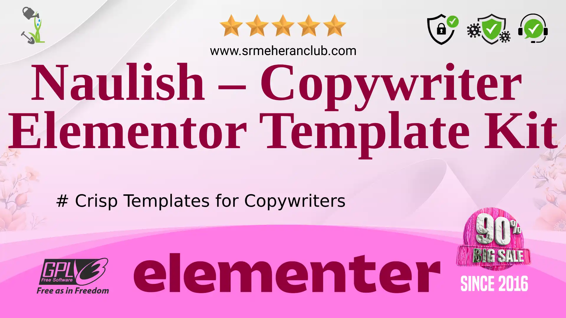 Naulish – Copywriter Elementor Template Kit — Elementor Kit by Themeforest