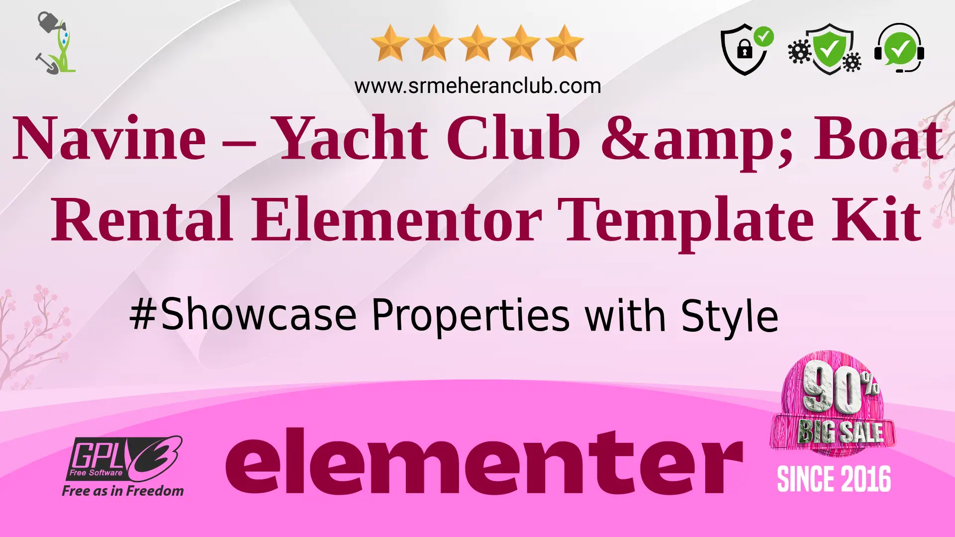 Navine – Yacht Club & Boat Rental Elementor Template Kit — Elementor Kit by Themeforest