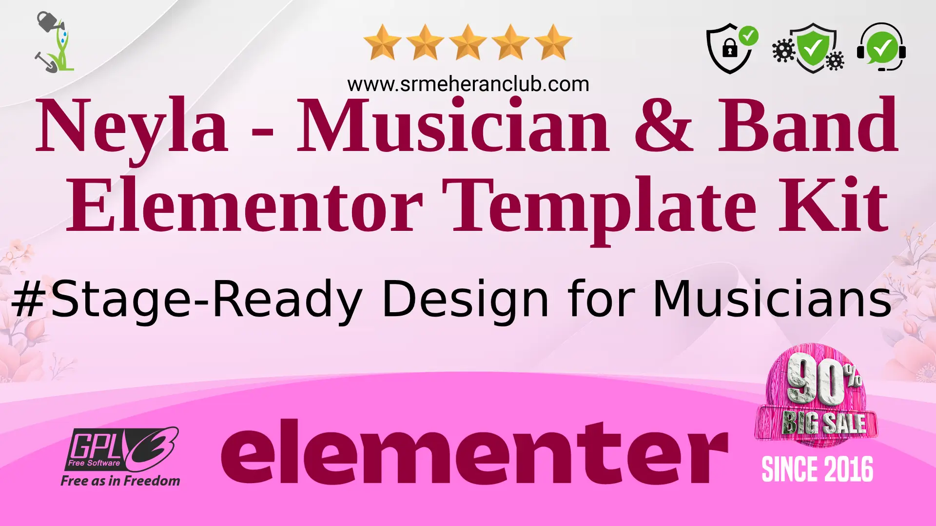 Neyla – Musician & Band Elementor Template Kit