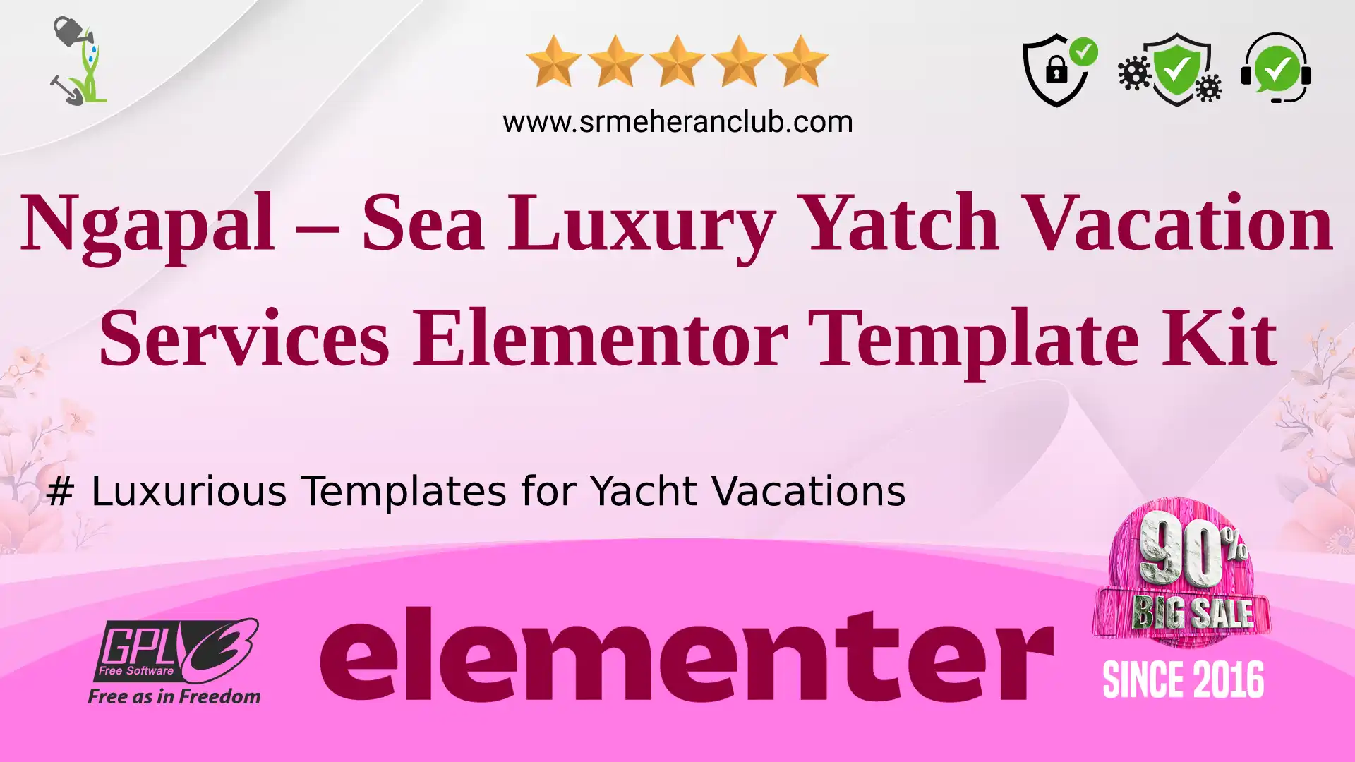 Ngapal – Sea Luxury Yatch Vacation Services Elementor Template Kit — Elementor Kit by Themeforest