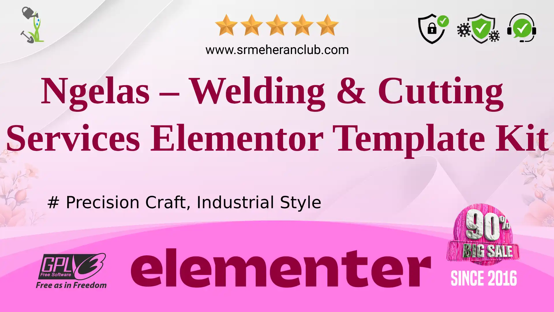 Ngelas – Welding & Cutting Services Elementor Template Kit — Elementor Kit by Themeforest