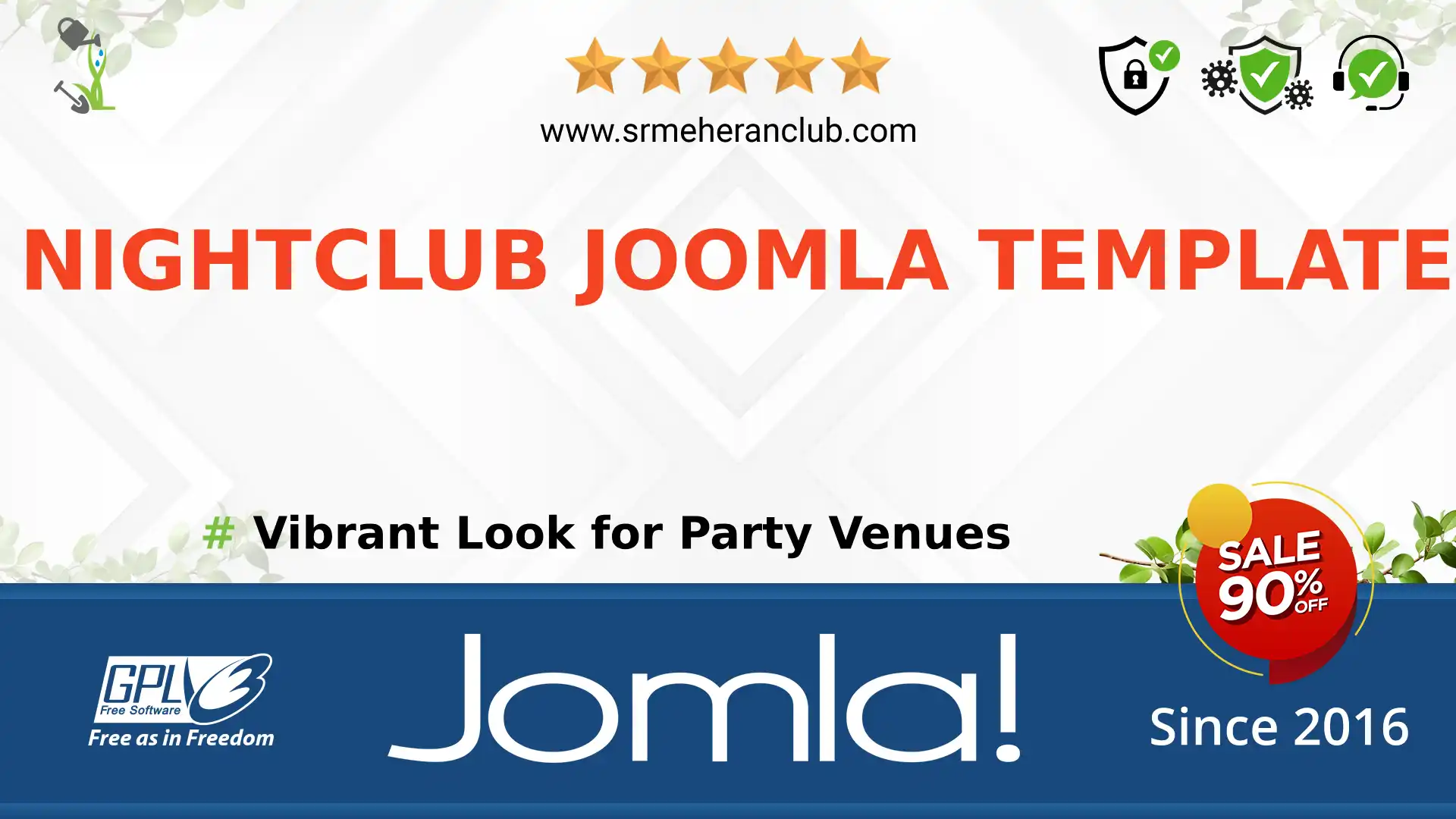 Nightclub Joomla Template — Theme by Templatemonster