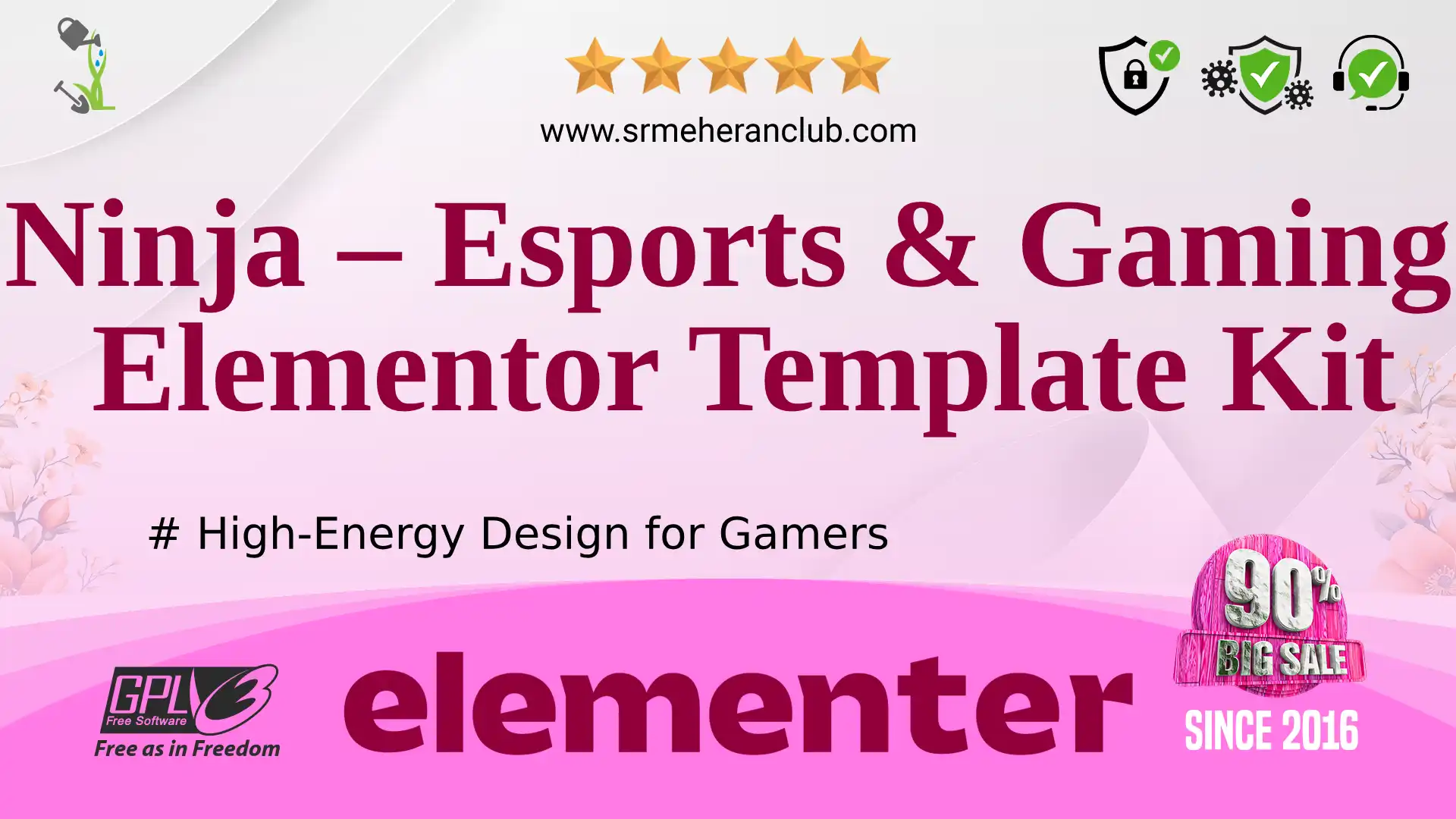 Ninja – Esports & Gaming Elementor Template Kit — Elementor Kit by Themeforest