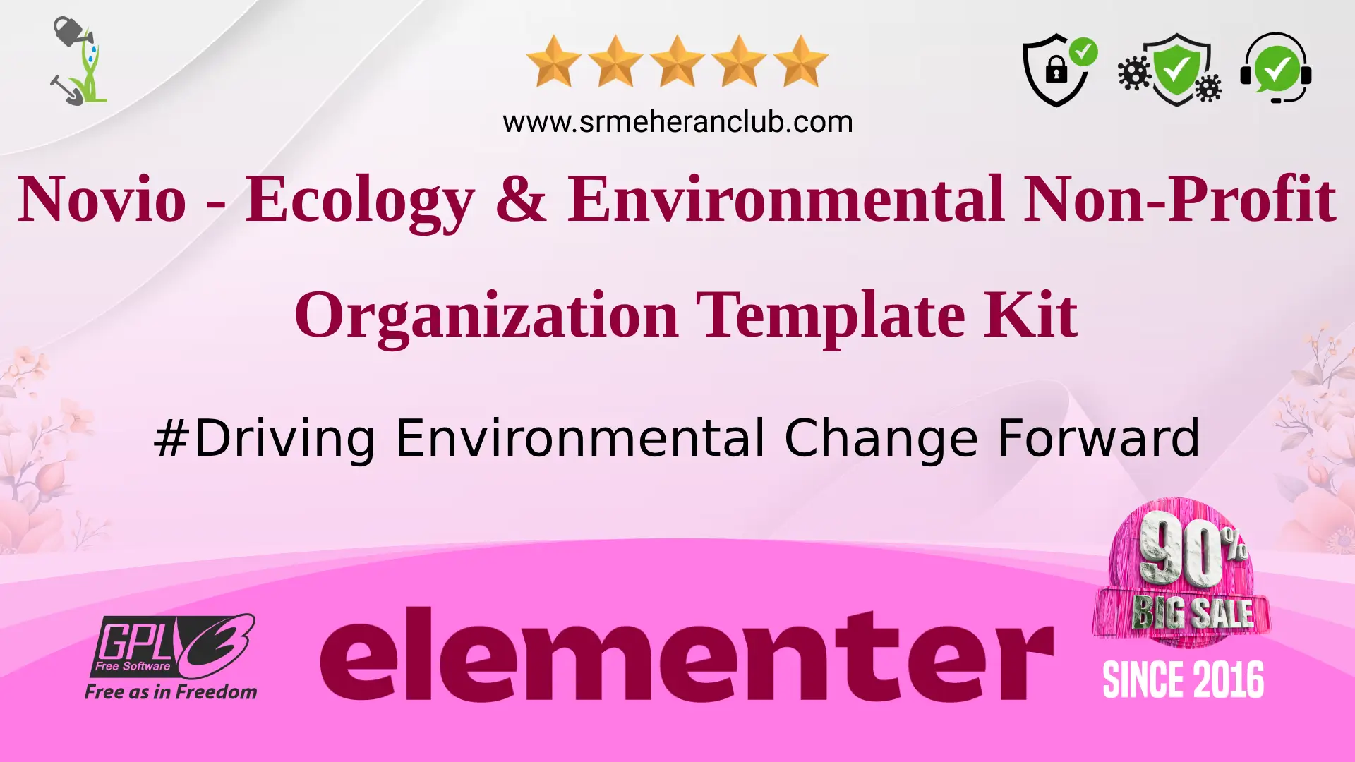 Novio – Ecology & Environmental Non-Profit Organization Template Kit — Elementor Kit by Themeforest