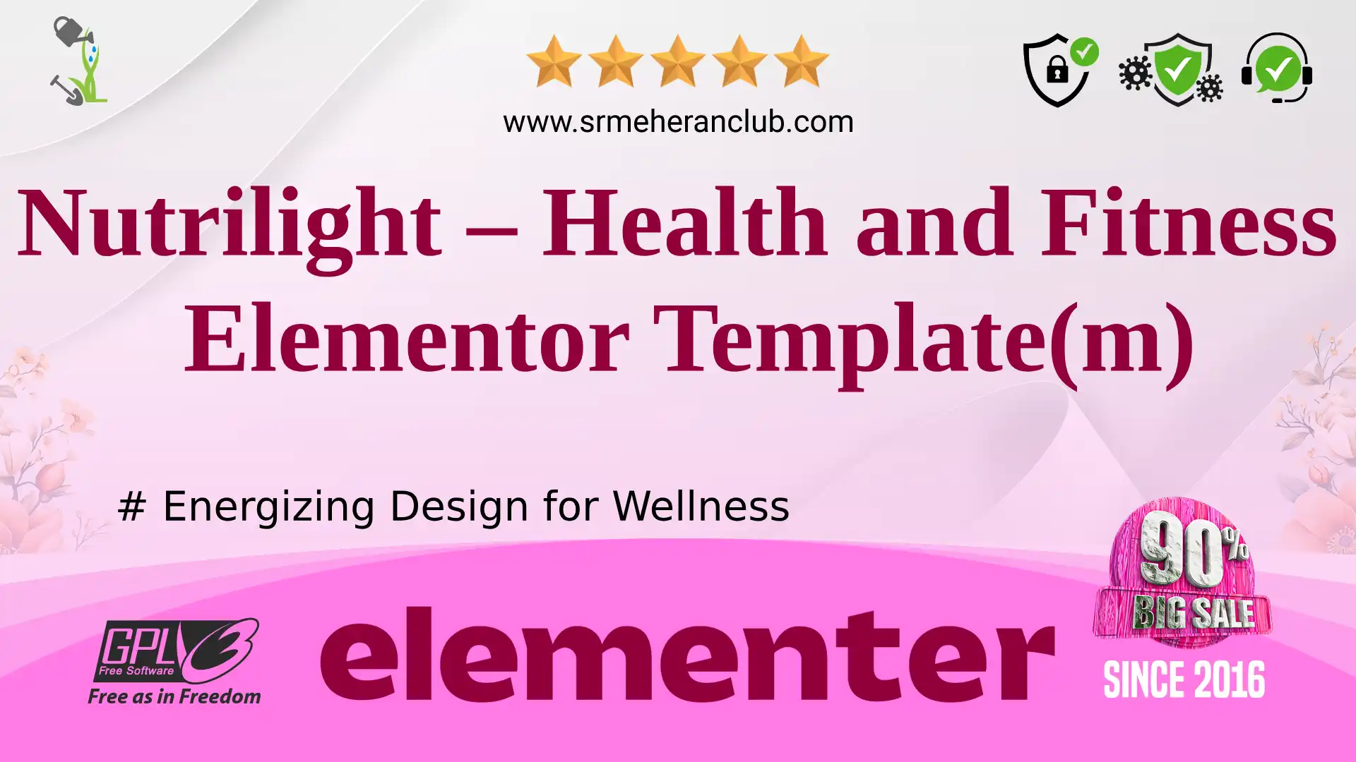 Nutrilight – Health and Fitness Elementor Template(m) — Elementor Kit by Templatemonster