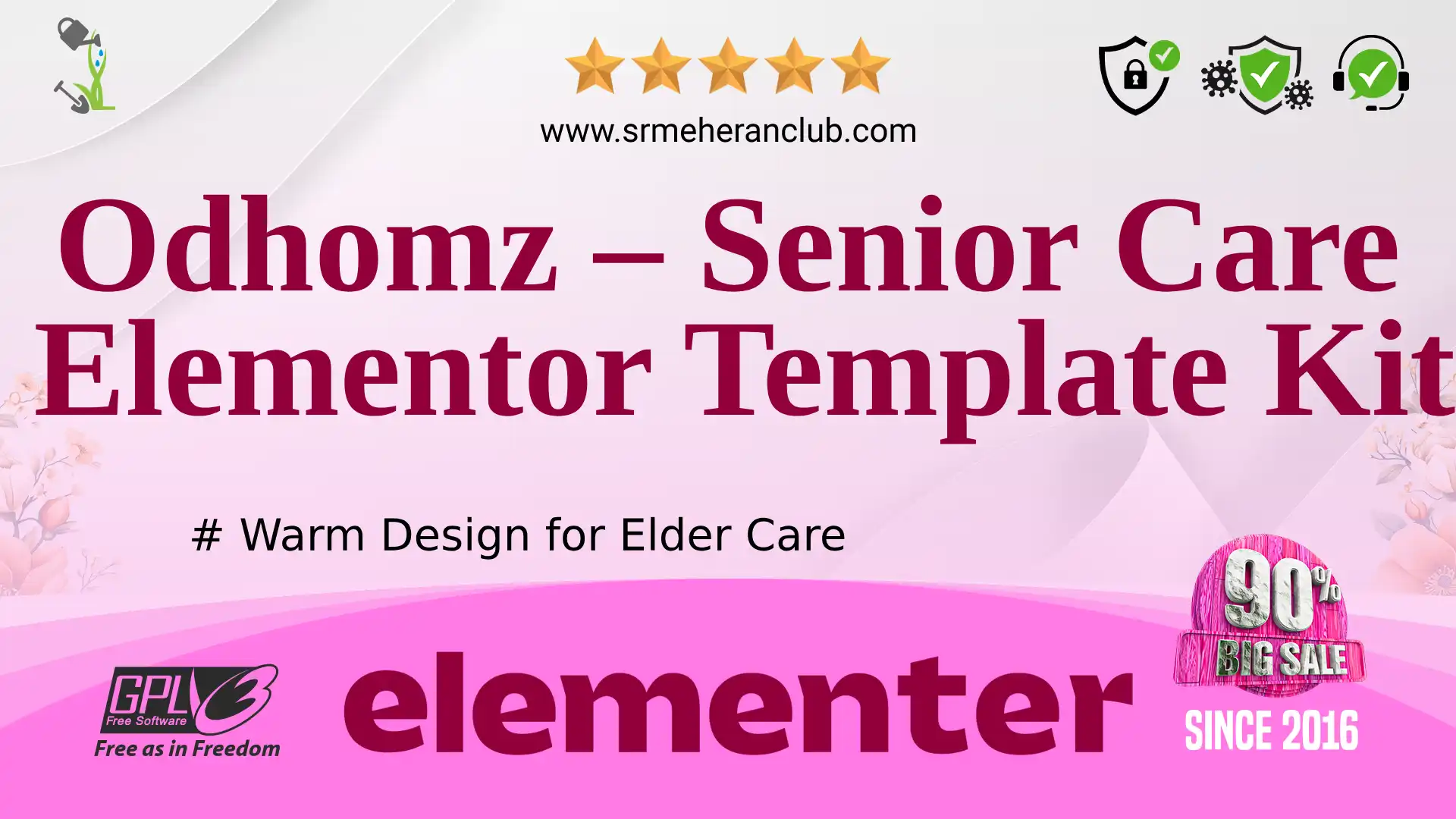 Odhomz – Senior Care Elementor Template Kit — Elementor Kit by Themeforest