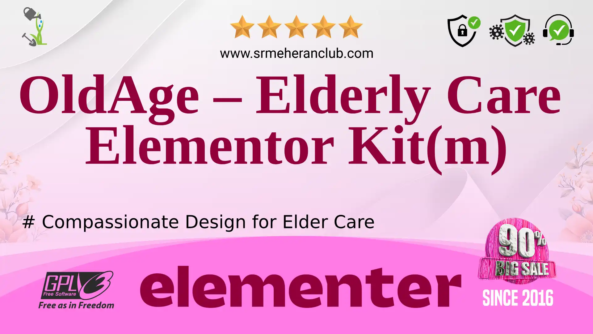 OldAge – Elderly Care Elementor Kit(m) — Elementor Kit by Templatemonster
