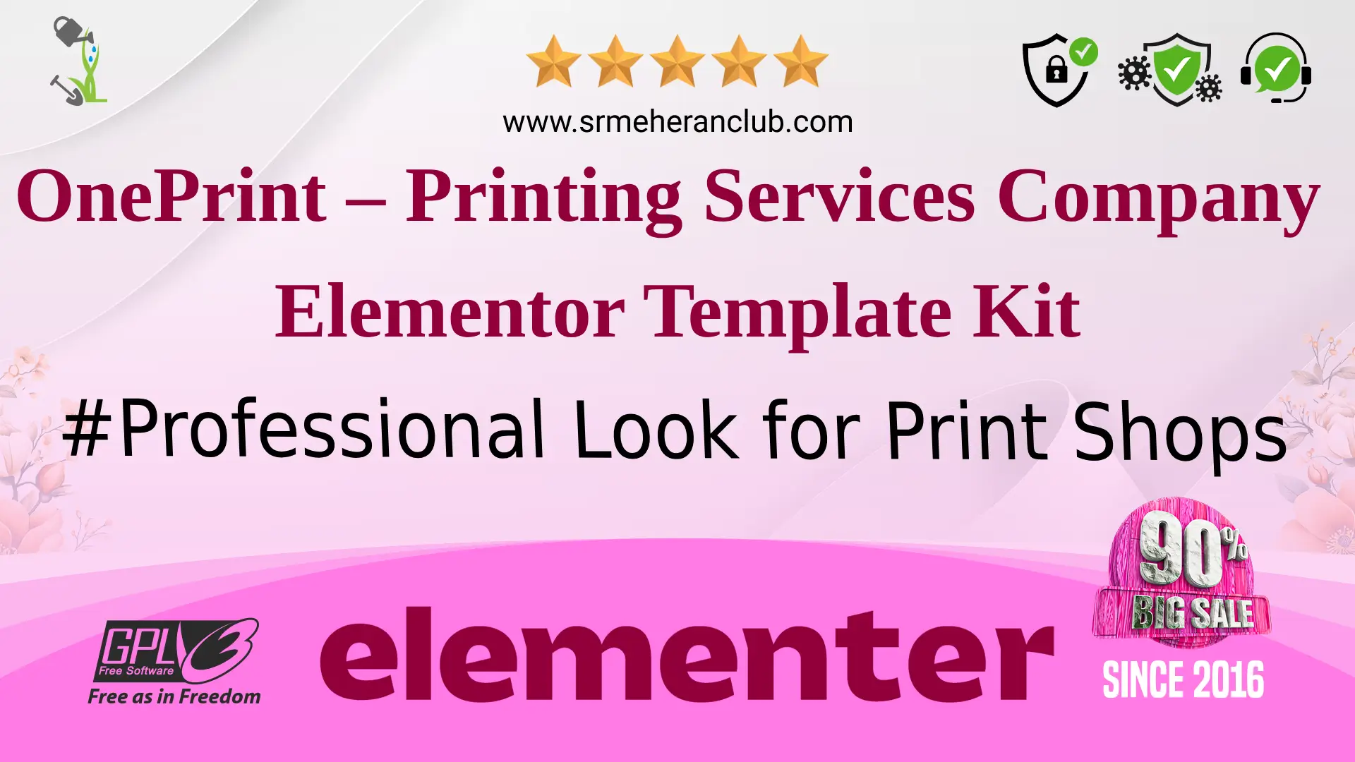 OnePrint – Printing Services Company Elementor Template Kit — Elementor Kit by Themeforest