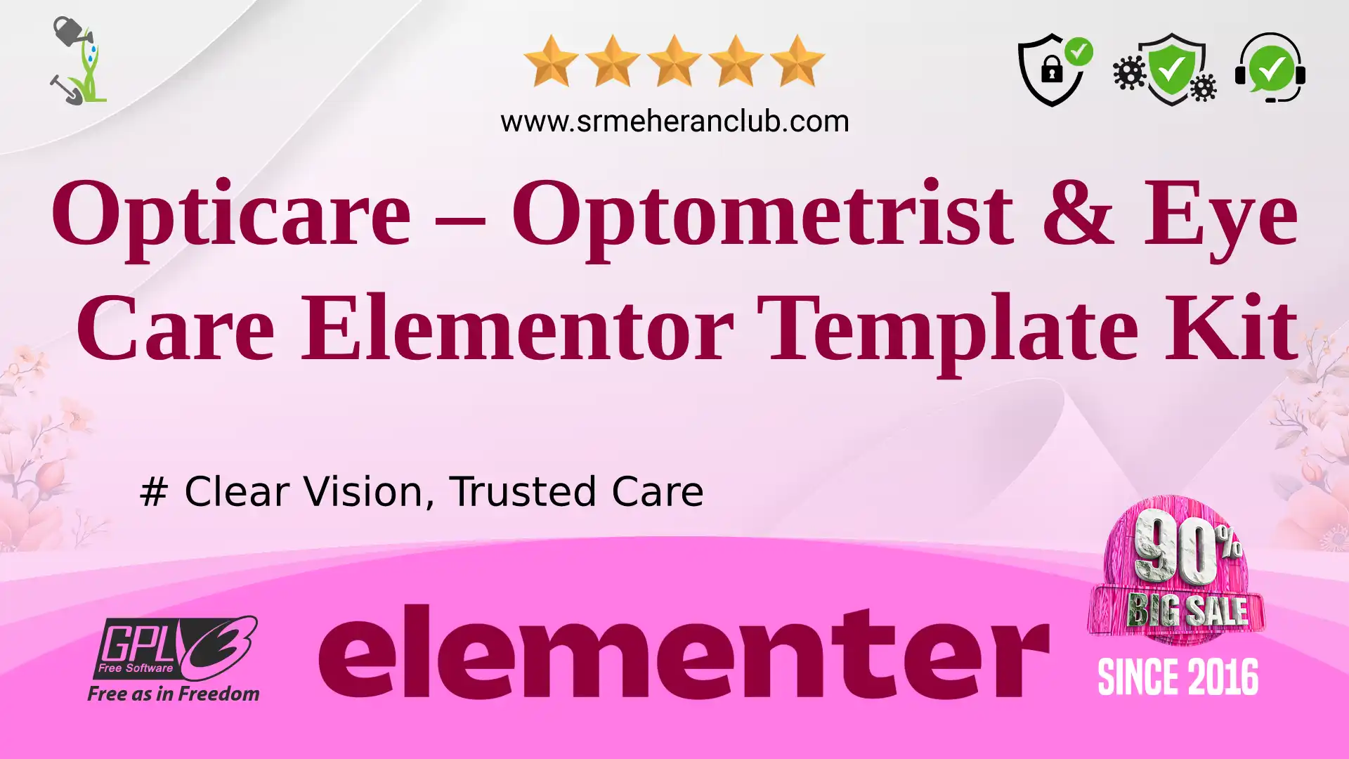 Opticare – Optometrist & Eye Care Elementor Template Kit