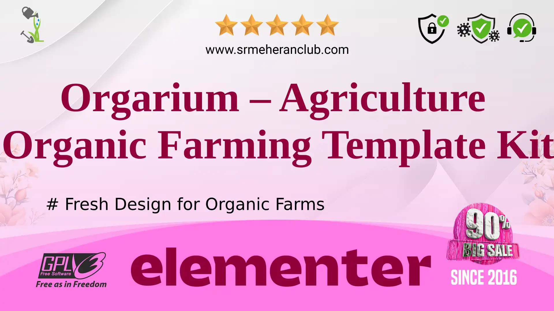 Orgarium – Agriculture Organic Farming Template Kit
