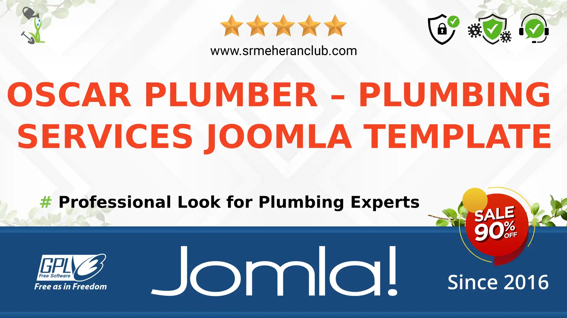 Oscar Plumber – Plumbing Services Joomla Template — Theme by Templatemonster