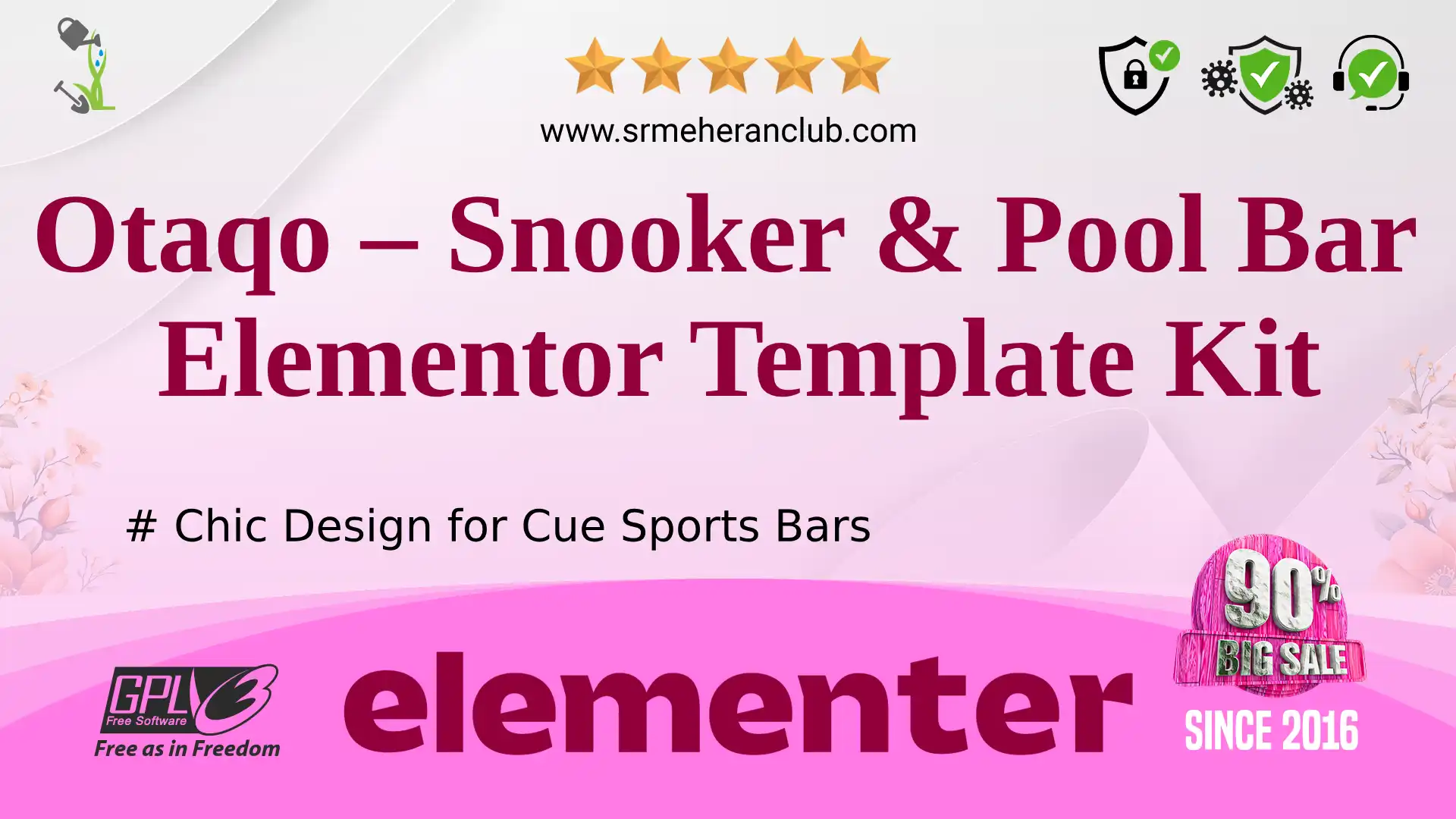 Otaqo – Snooker & Pool Bar Elementor Template Kit — Elementor Kit by Themeforest