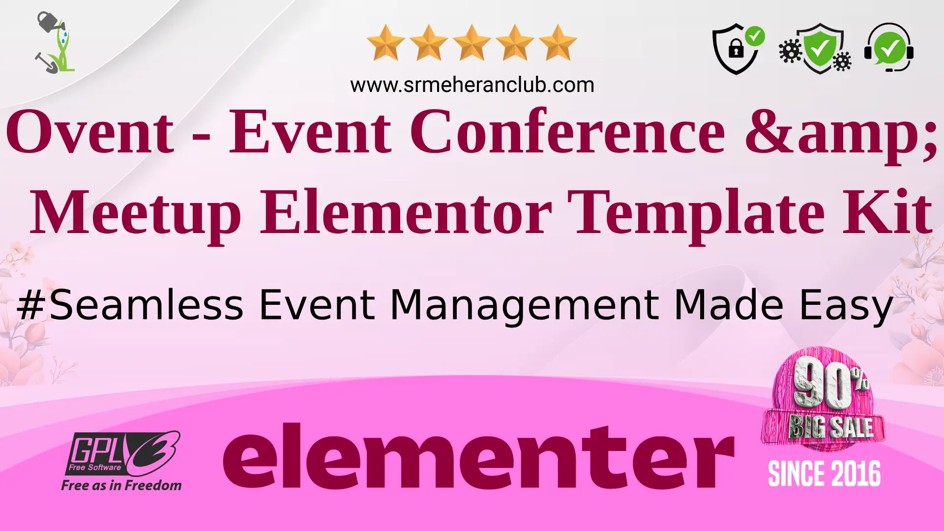 Ovent – Event Conference & Meetup Elementor Template Kit