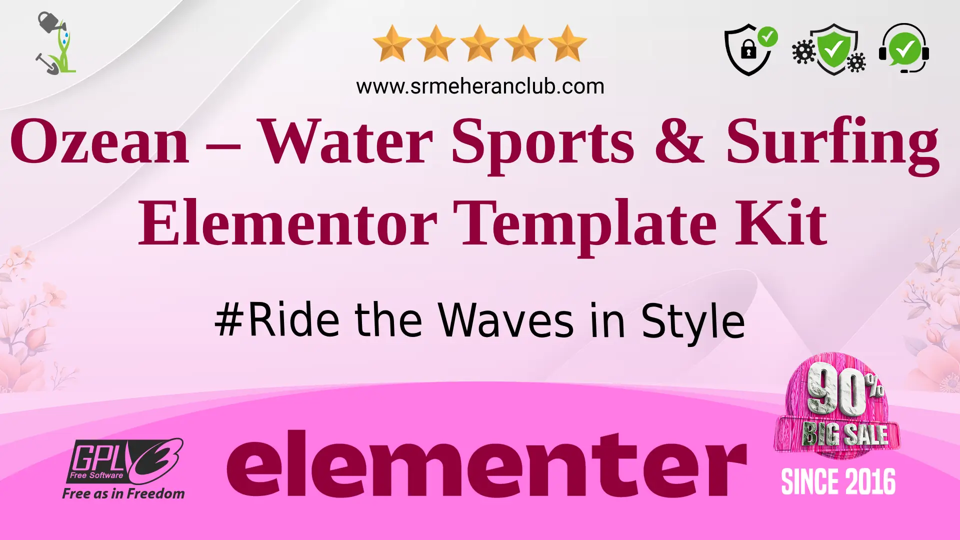 Ozean – Water Sports & Surfing Elementor Template Kit — Elementor Kit by Themeforest